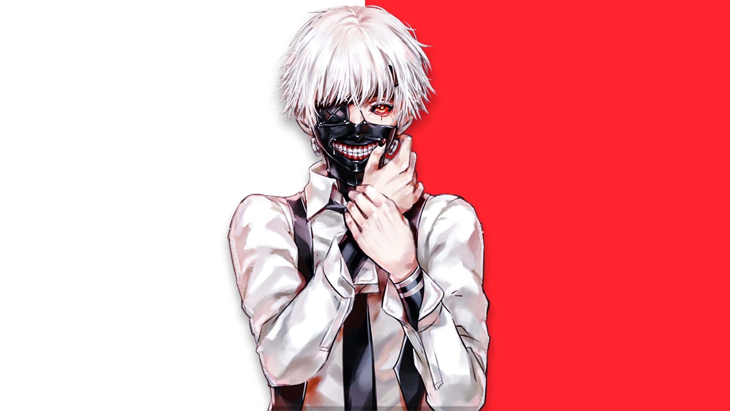 2560x1440 Ken Kaneki Tokyo Ghoul Art 1440P Resolution Wallpaper, Desktop