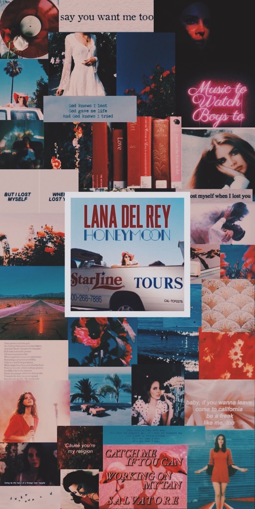 830x1660 Honeymoon Del Rey. Cantores, Lana del rey, Papeis de parede legais, Phone