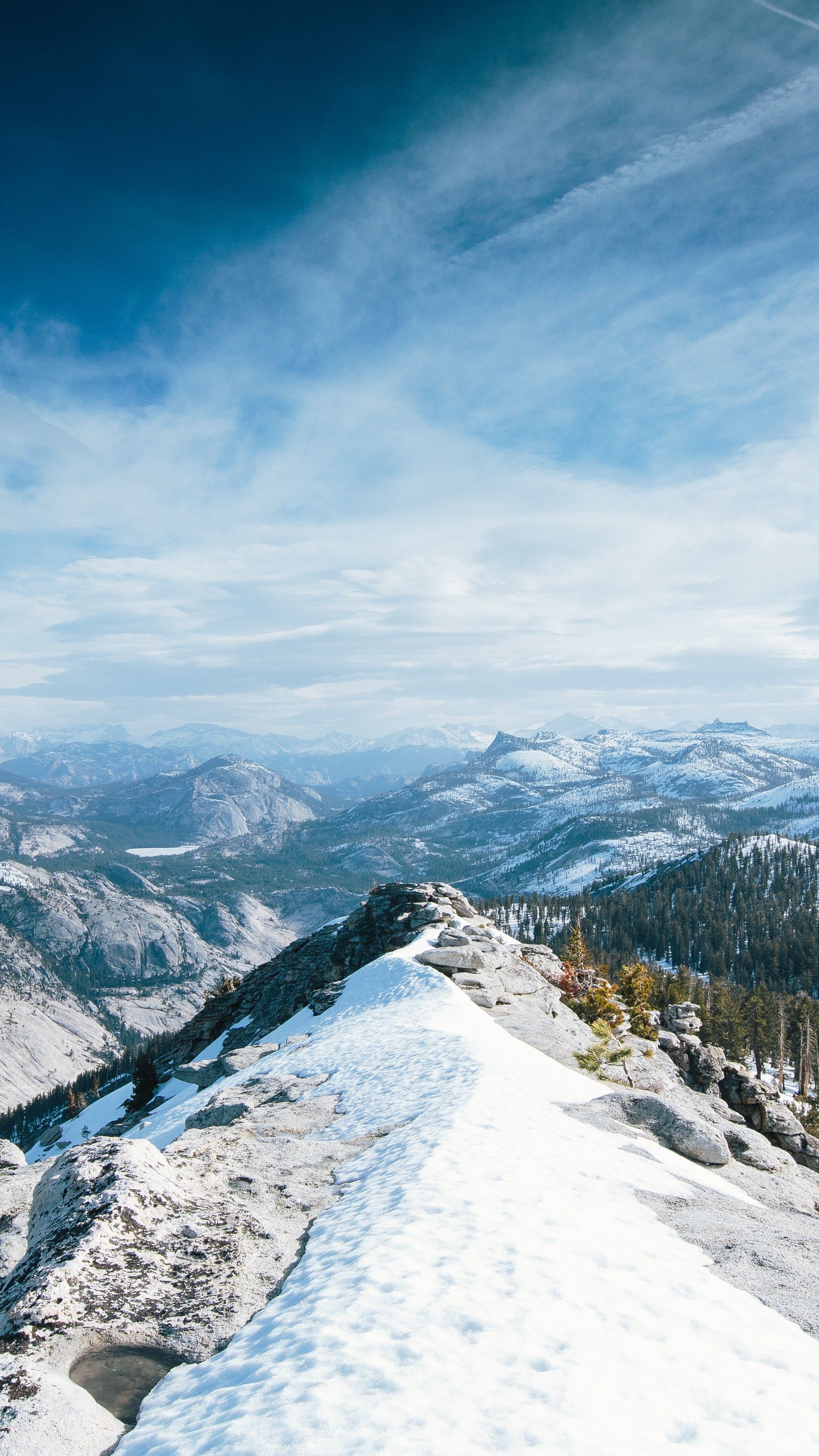 2160x3840 Wallpaper Yosemite, 5k, 4k wallpaper, 8k, winter, snow, forest, Phone