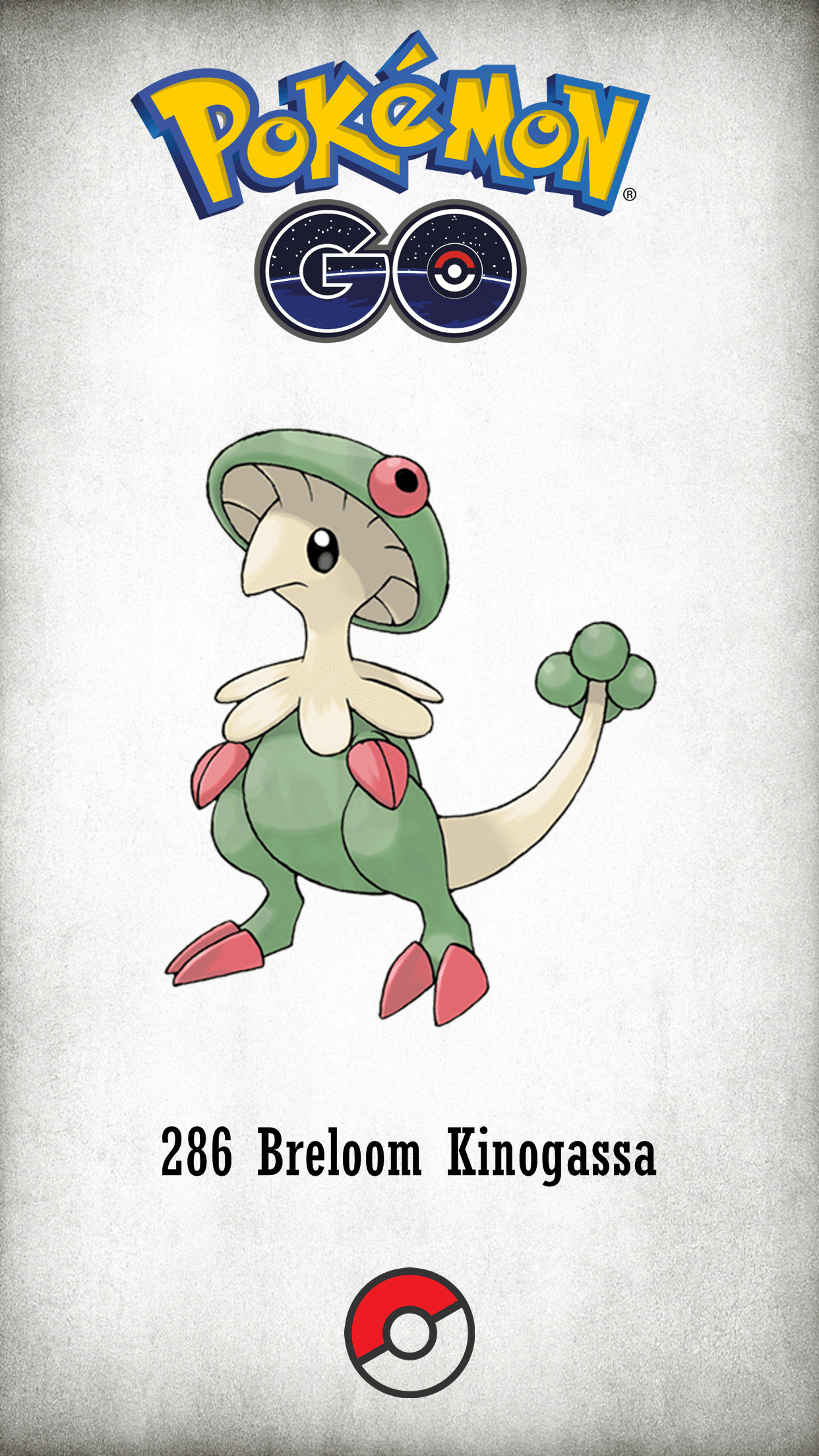 1250x2210 Character Breloom Kinogassa, Phone