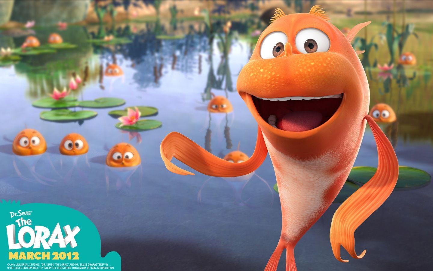 1440x900 Finn the Humming Fish from Dr Seuss The Lorax Movie Desktop Wallpaper, Desktop