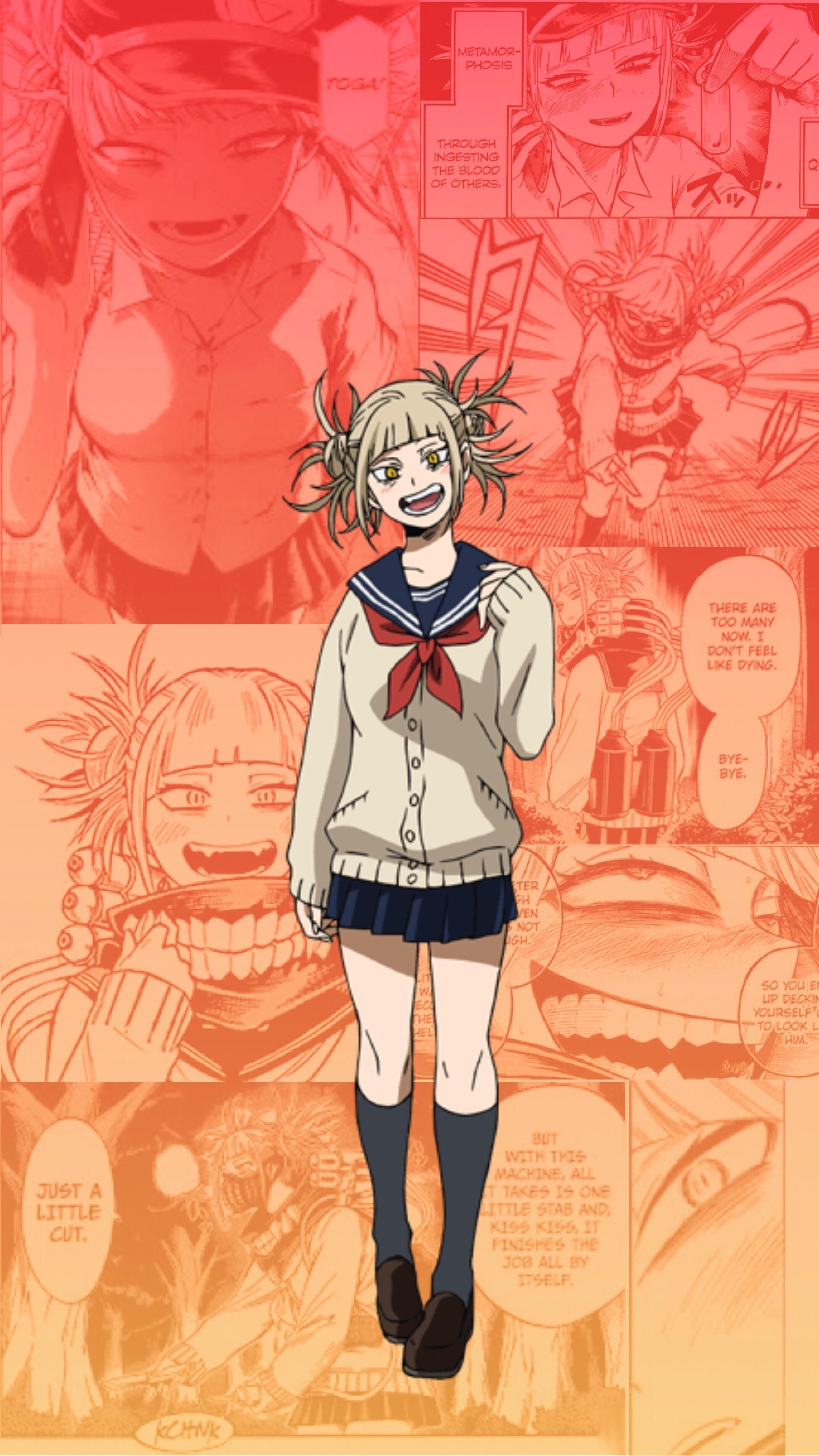 1950x3470 Himiko Toga phone wallpaper, Phone