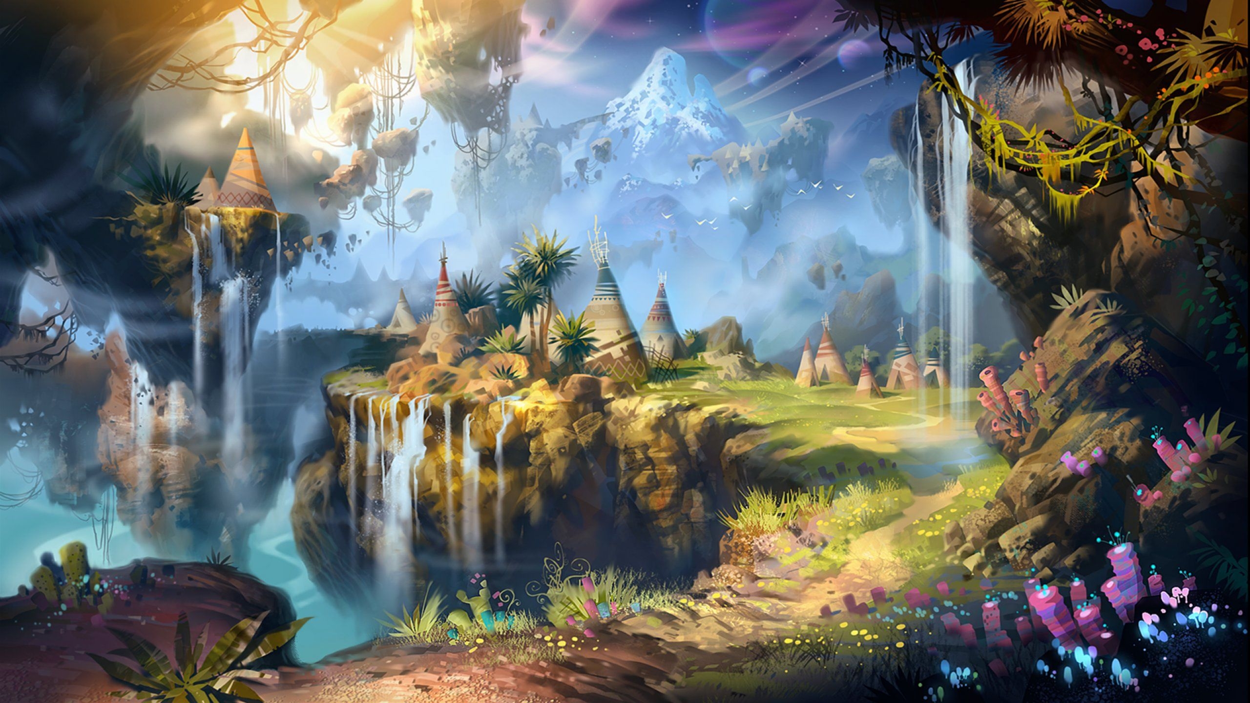 2560x1440 Fantasy Landscape HD, Desktop