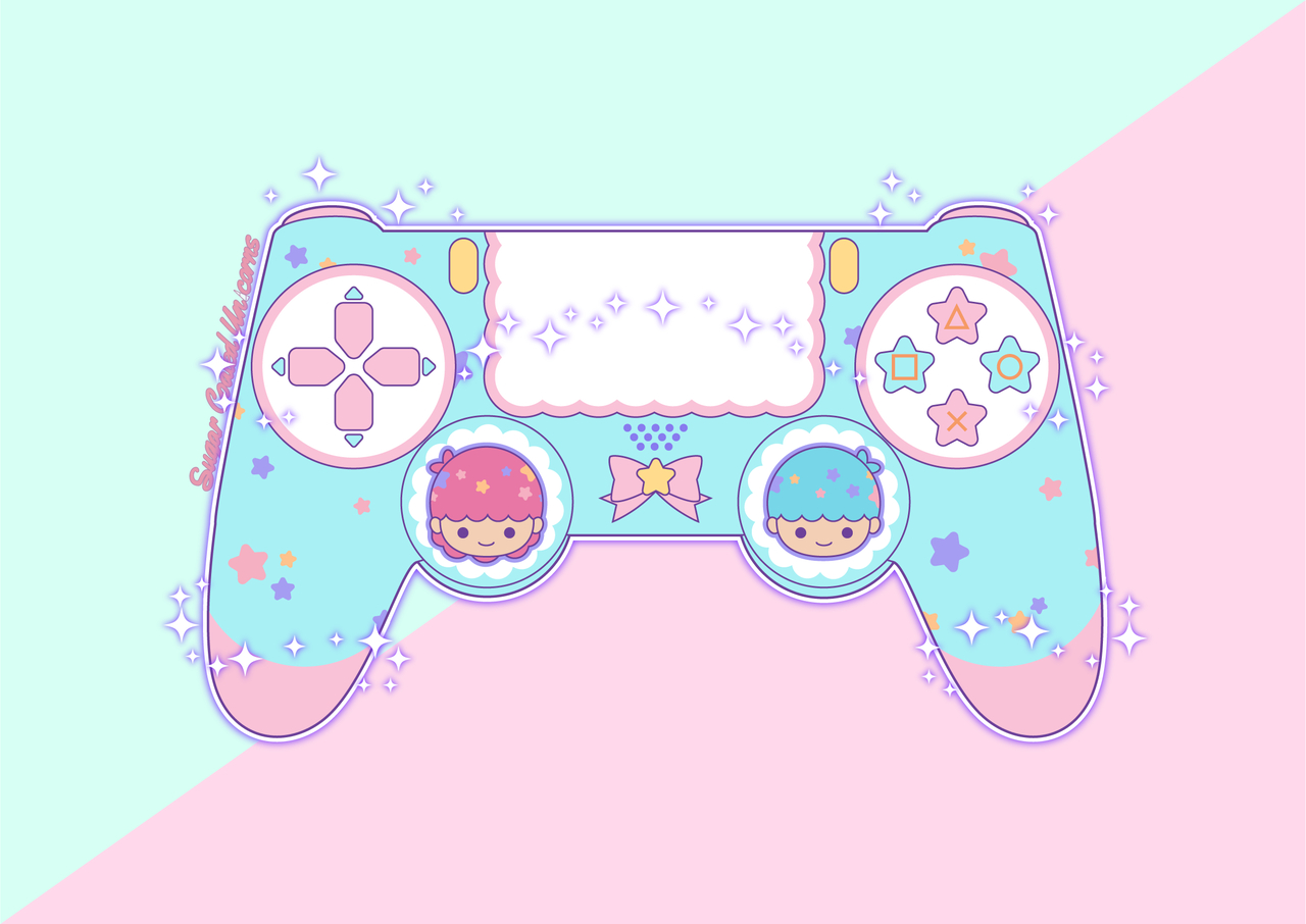 1280x910 Sugarcoatedunicorns: Little twin stars PS4 controller. - #controller. #little #sugarcoatedunicorns:, 2020, Desktop