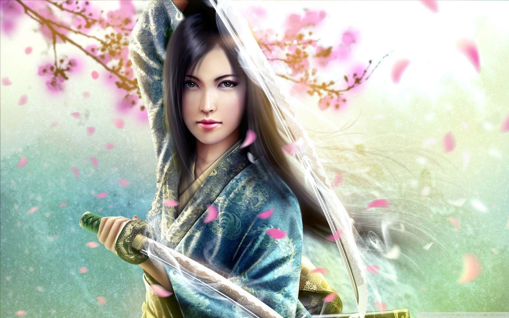 1680x1050 Woman Samurai Ultra HD Desktop Background Wallpaper for 4K UHD TV, Tablet, Desktop