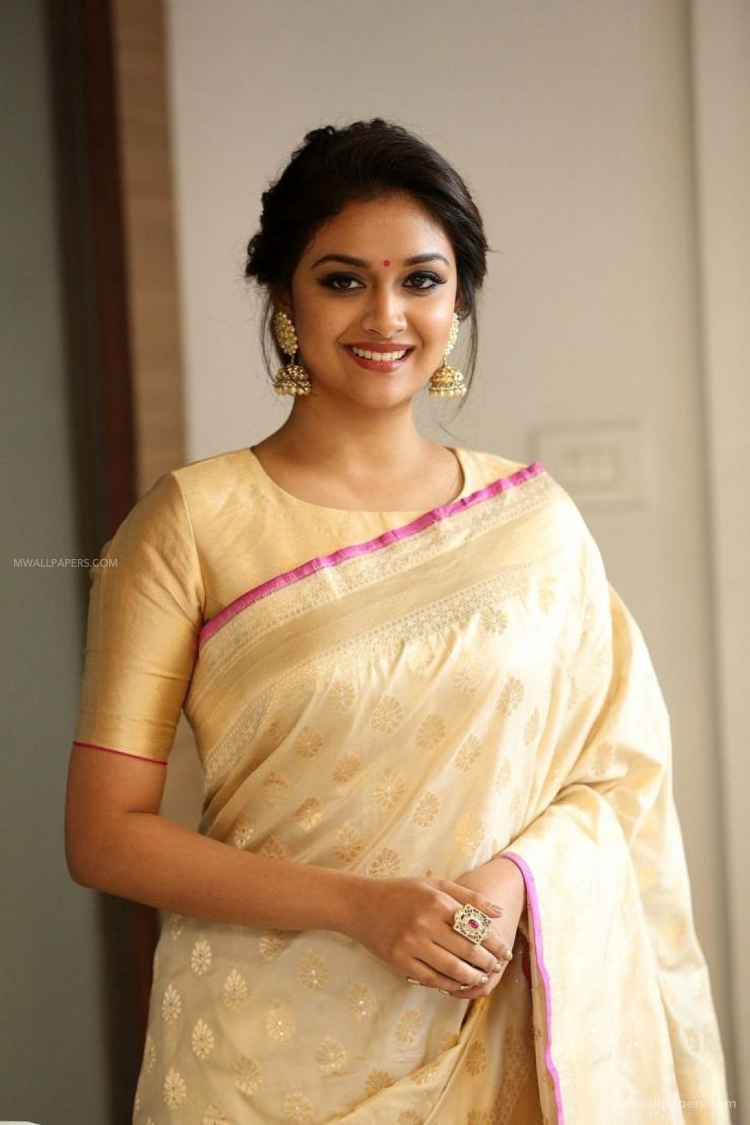 1080x1620 Keerthy Suresh HD Wallpaper (1080p, 4k) Suresh Saree Blouse Design, Phone