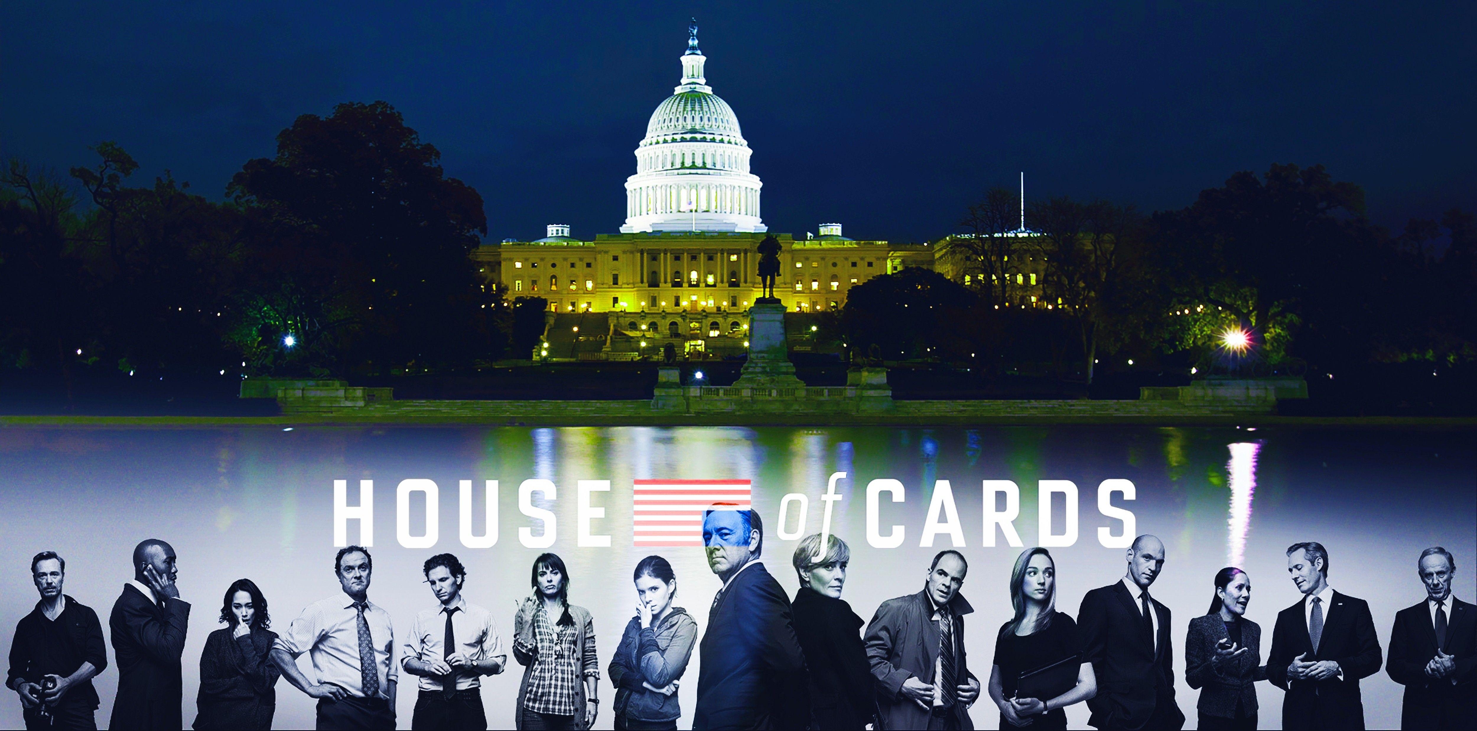 5000x2480 House of Cards Wallpaper, Dual Screen