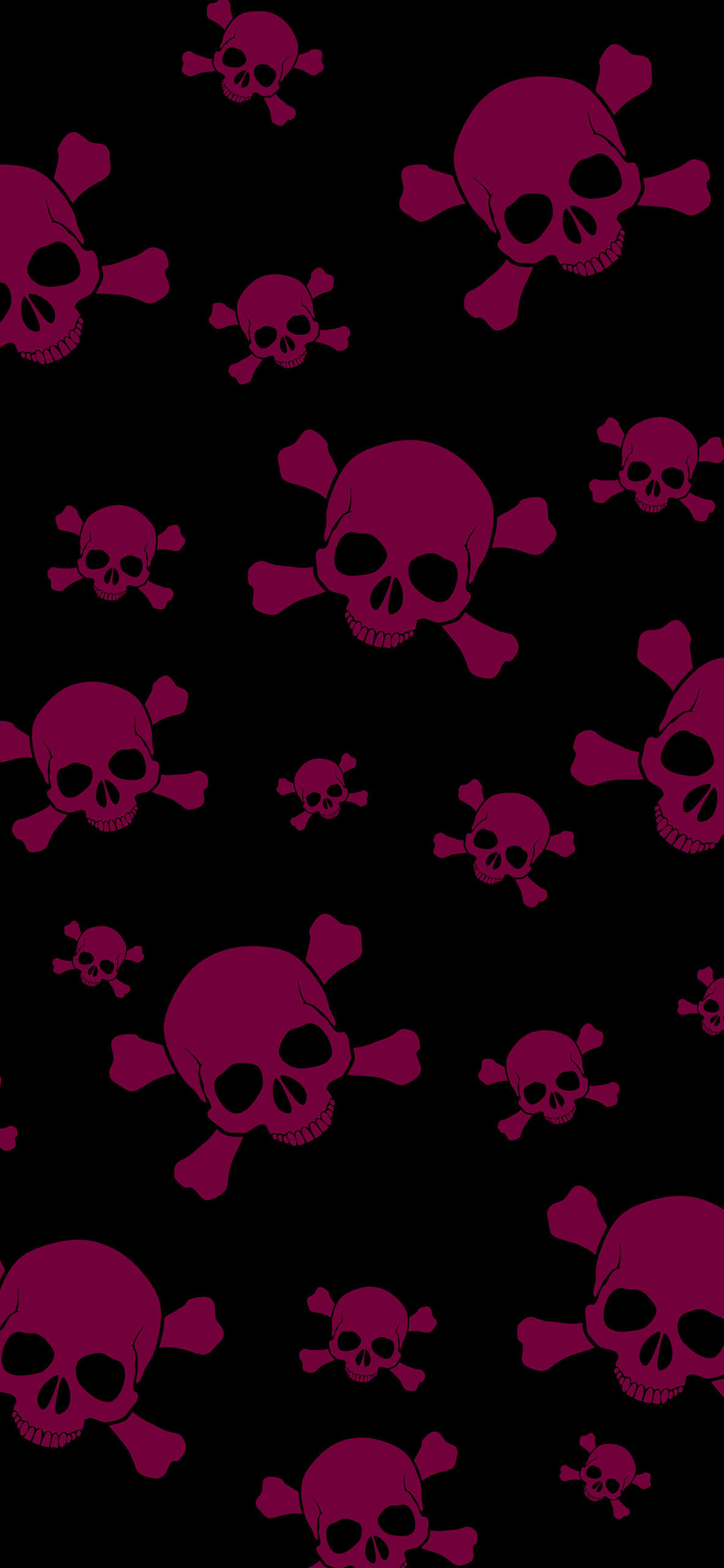 1190x2560 Pink Skull Emo Wallpaper Pink Skull Wallpaper for iPhone, Phone