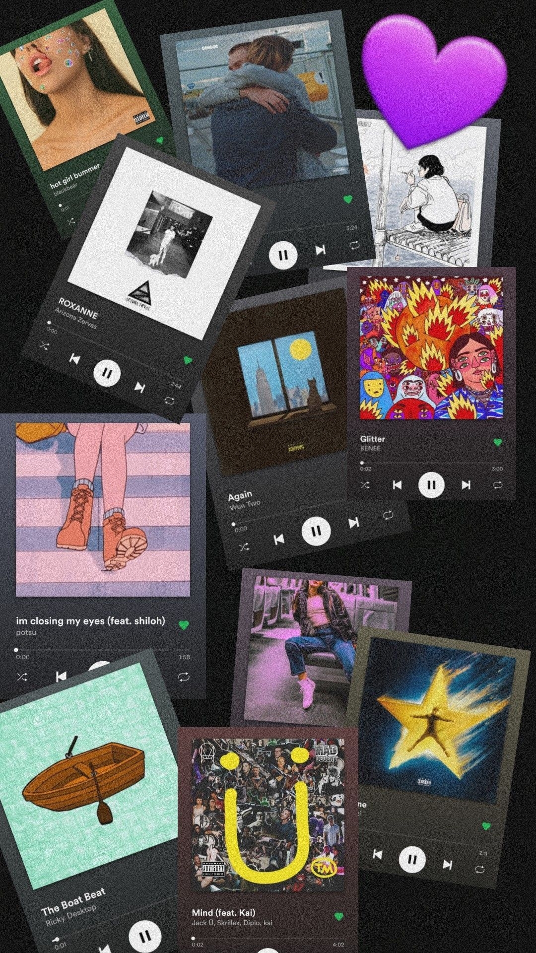 1080x1920 Spotify playlist. Aesthetic iphone wallpaper, iPhone wallpaper, iPhone, Phone