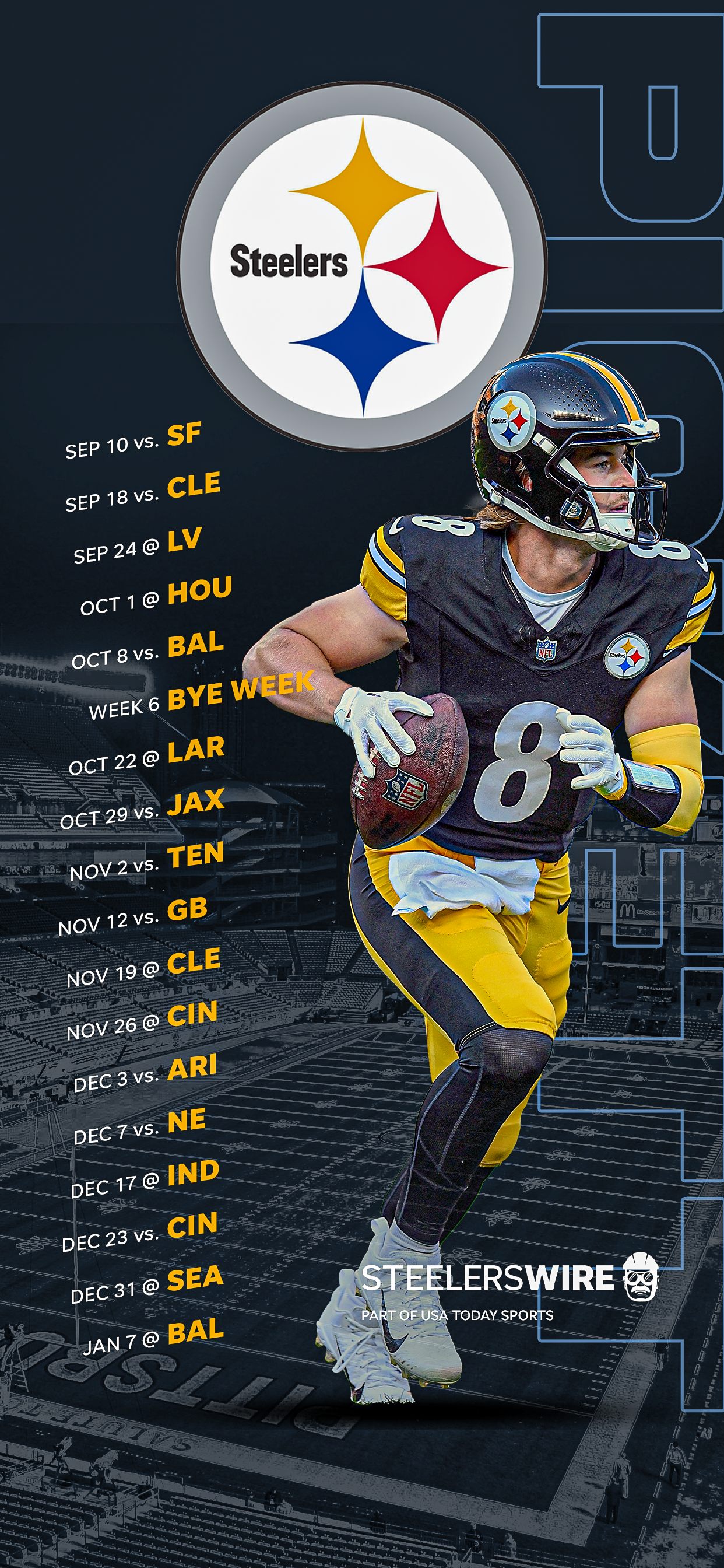 1250x2690 Get your downloadable Steelers 2023 schedule wallpaper, Phone