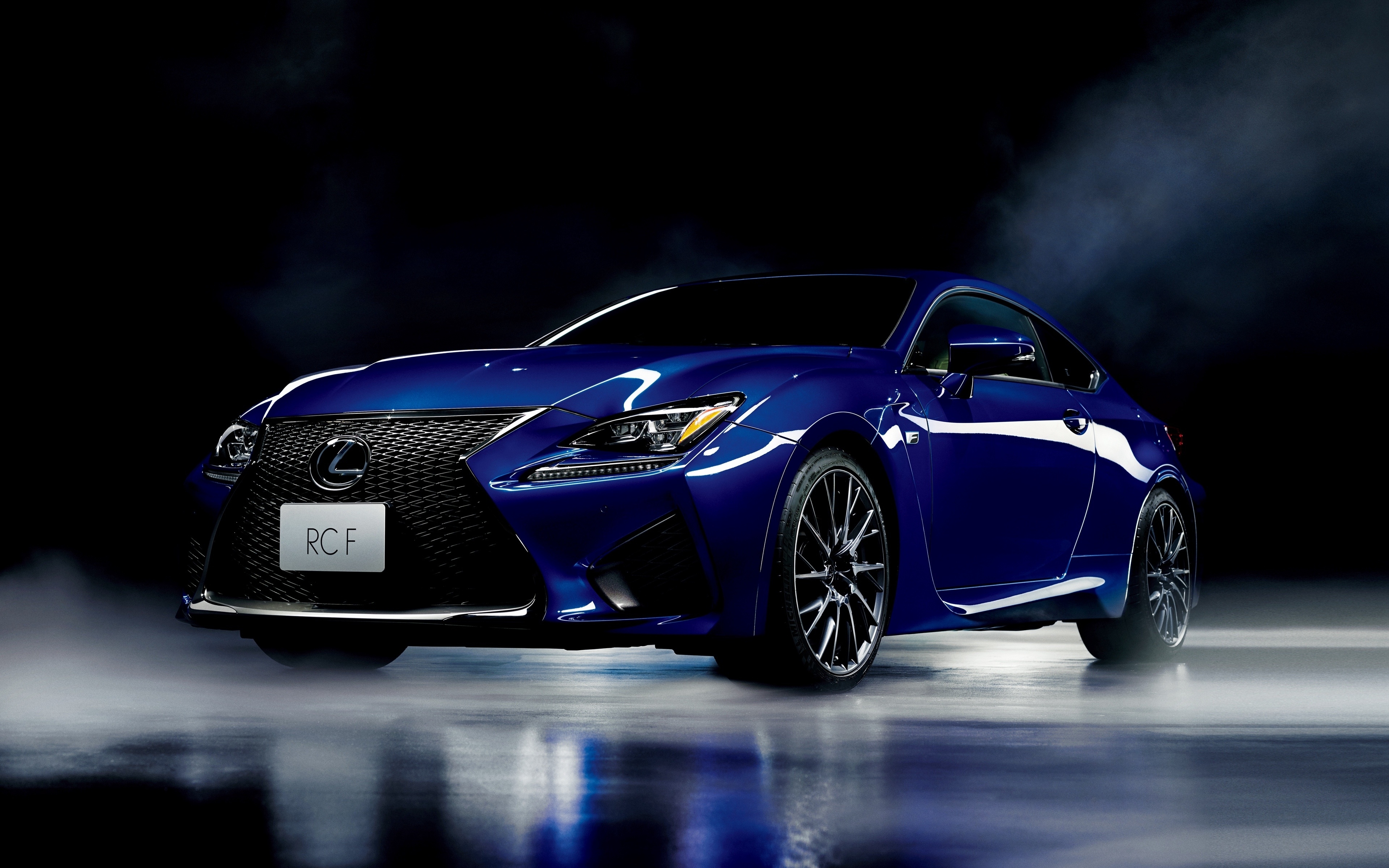 3840x2400 Download  Wallpaper Lexus Rc F, Blue Luxury Coupe, 4k, Desktop