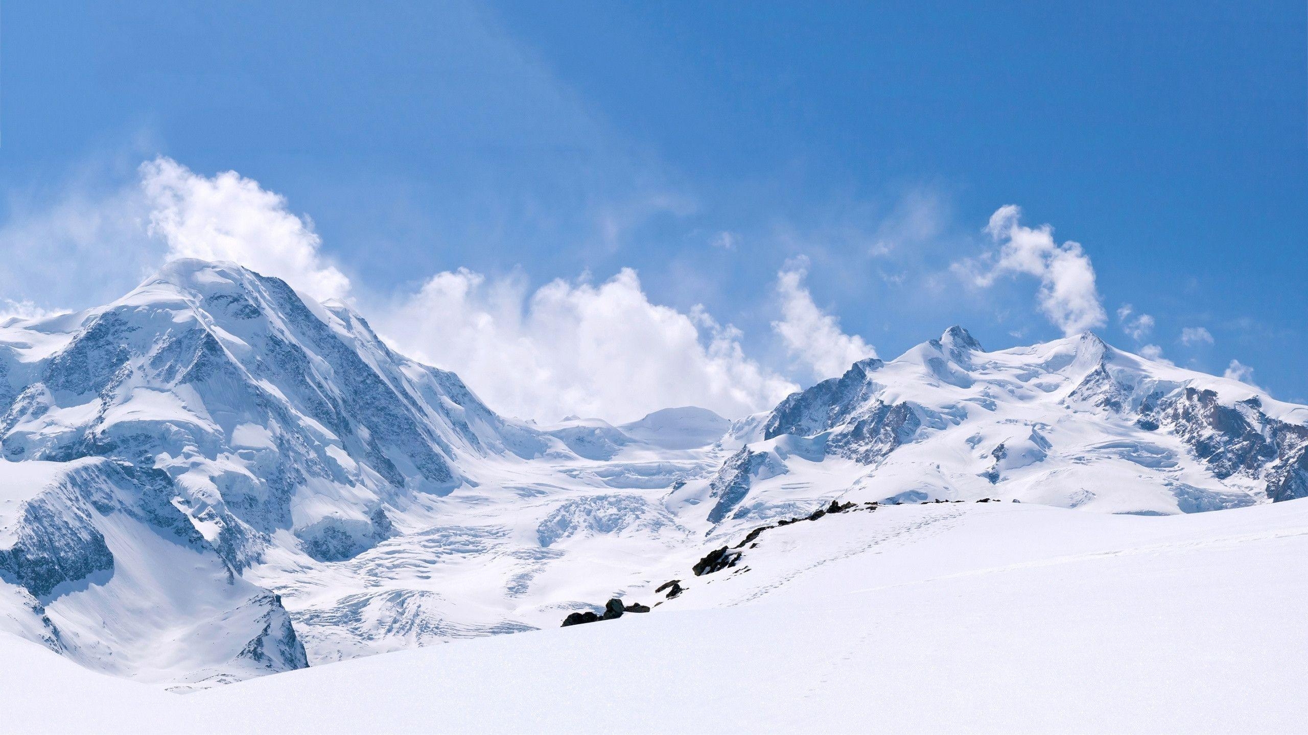 2560x1440 Winter Mountain Wallpaper Free Winter Mountain, Desktop