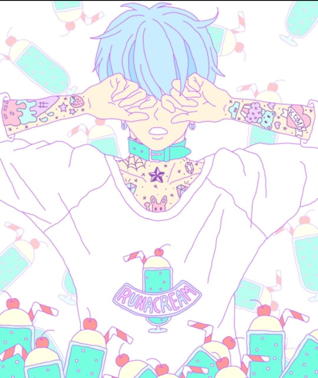 1080x1290 Lovely Aesthetic Anime Boy Art, Phone