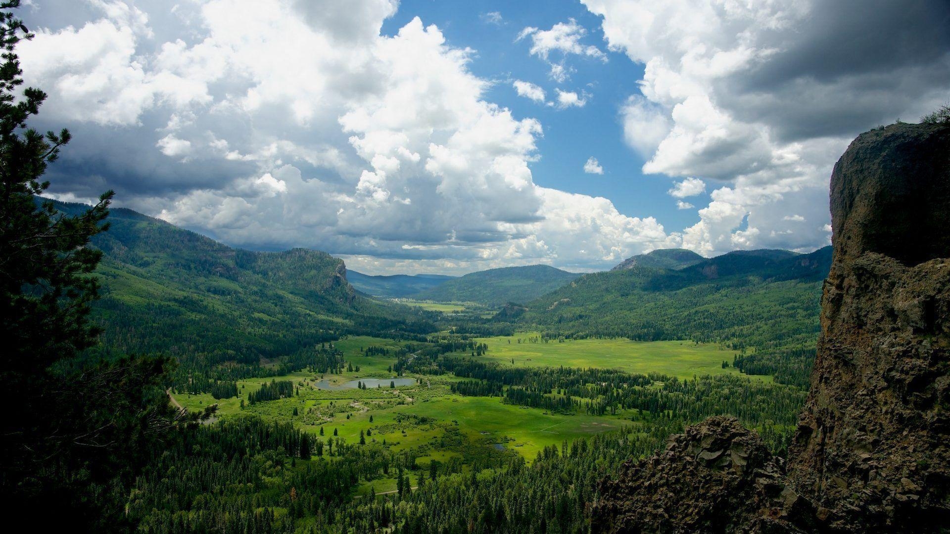 1920x1080 Mountains: Green Mountain Valley Northern New Mexico Nature, Desktop