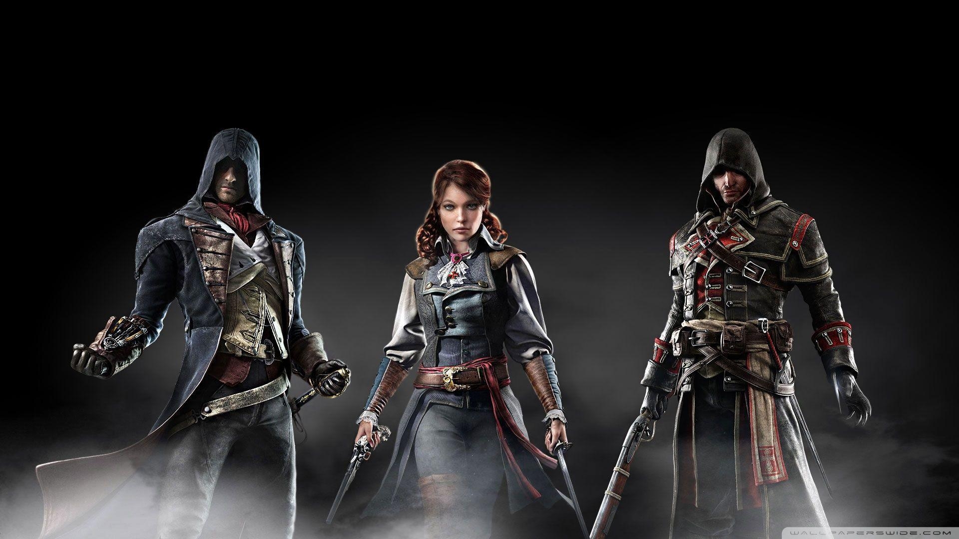 1920x1080 Assassins Creed Unity vs Rogue HD desktop wallpaper, Widescreen, Desktop