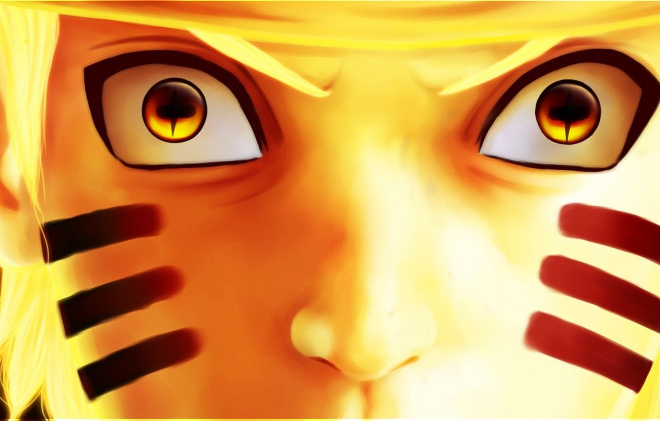 1340x850 Wallpaper fire, flame, game, Naruto, eyes, anime, boy, face, ninja, asian, God, manga, shinobi, japanese, Naruto Shippuden, Uzumaki Naruto image for desktop, section сёнэн, Desktop