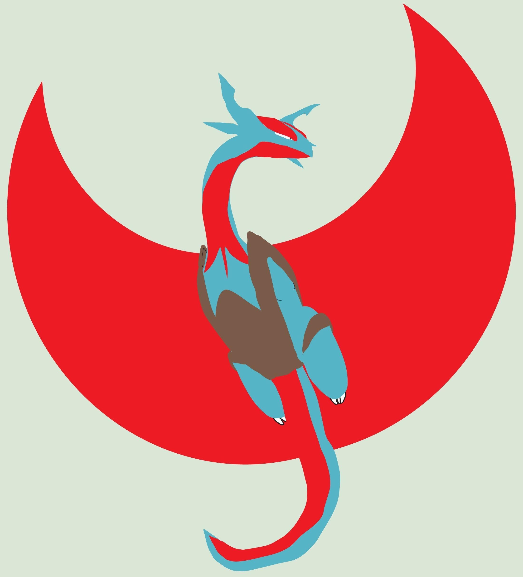 2200x2430 Mega Salamence, Phone