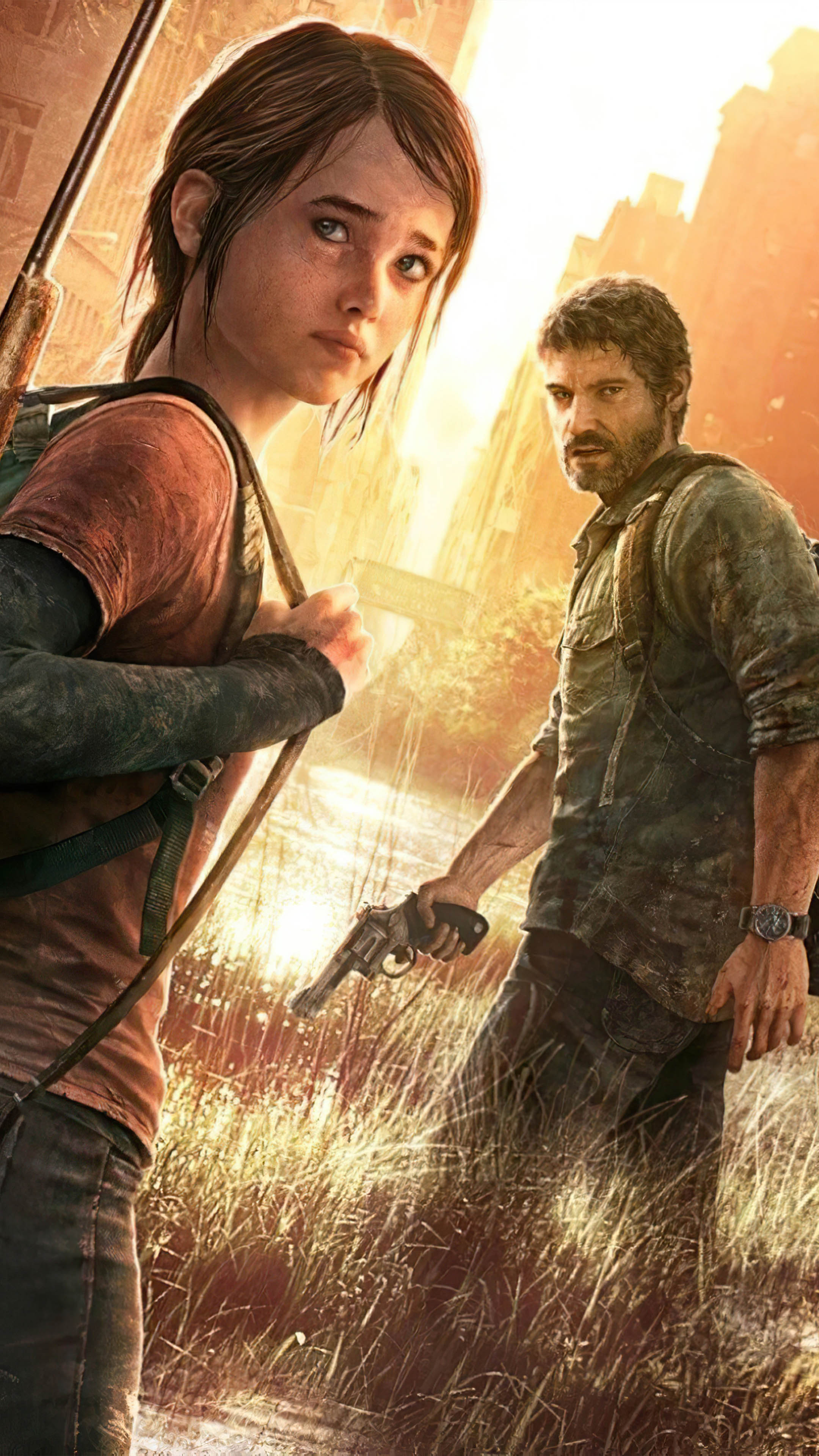 2160x3840 Ellie & Joel The Last of Us 4K Ultra HD Mobile Wallpaper, Phone