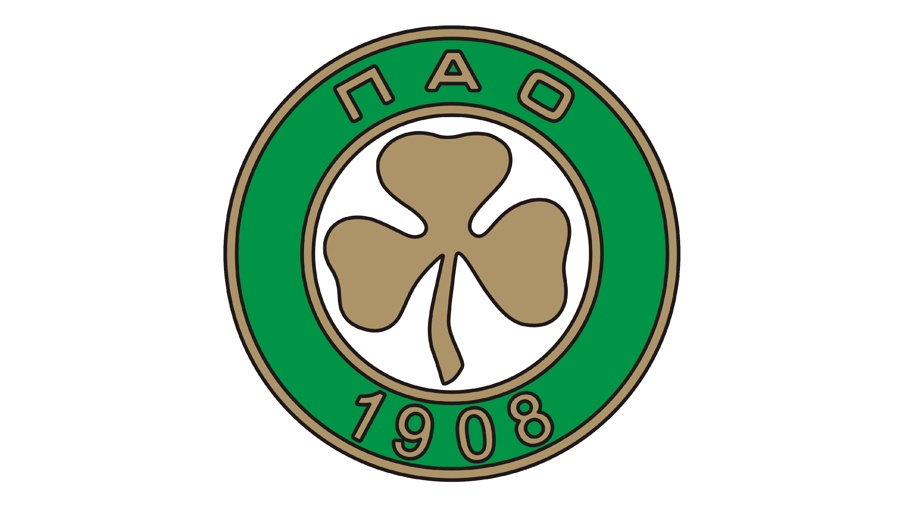 3840x2160 Panathinaikos Logo and symbol, meaning, history, PNG, brand, Desktop