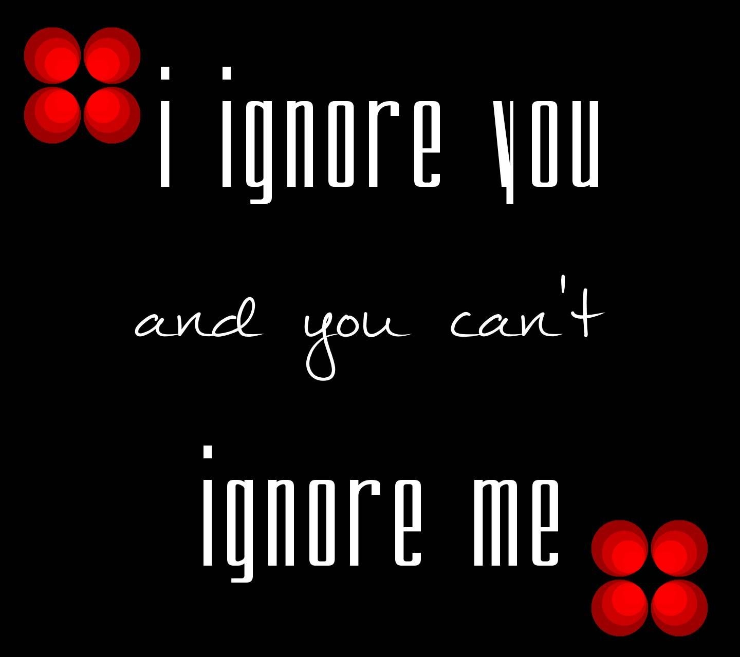 1440x1280 I Ignore You wallpaper, Desktop