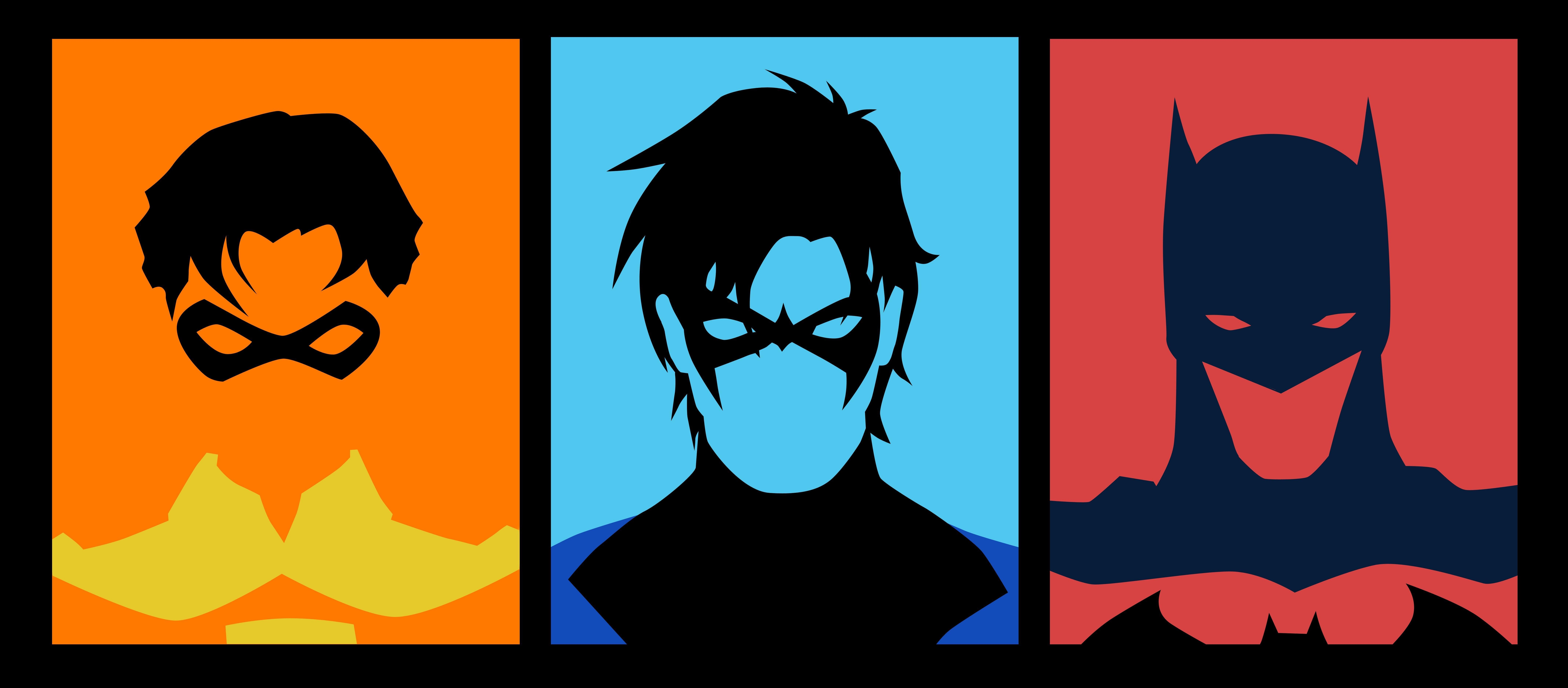 8550x3750 Batman & Robin Wallpaper 14 X 3750, Dual Screen