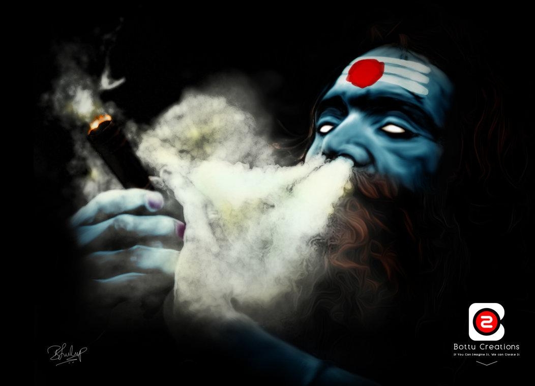 1060x760 Lord Shiva Smoking HD Wallpaper, Desktop