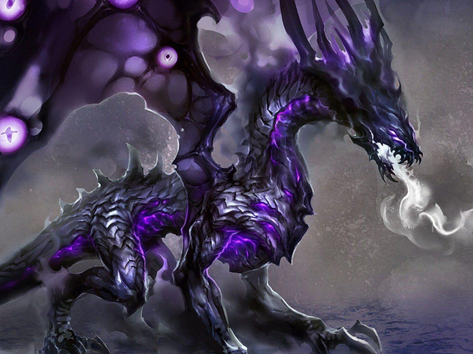 1600x1200 Purple Dragon Photo Free Download, Desktop