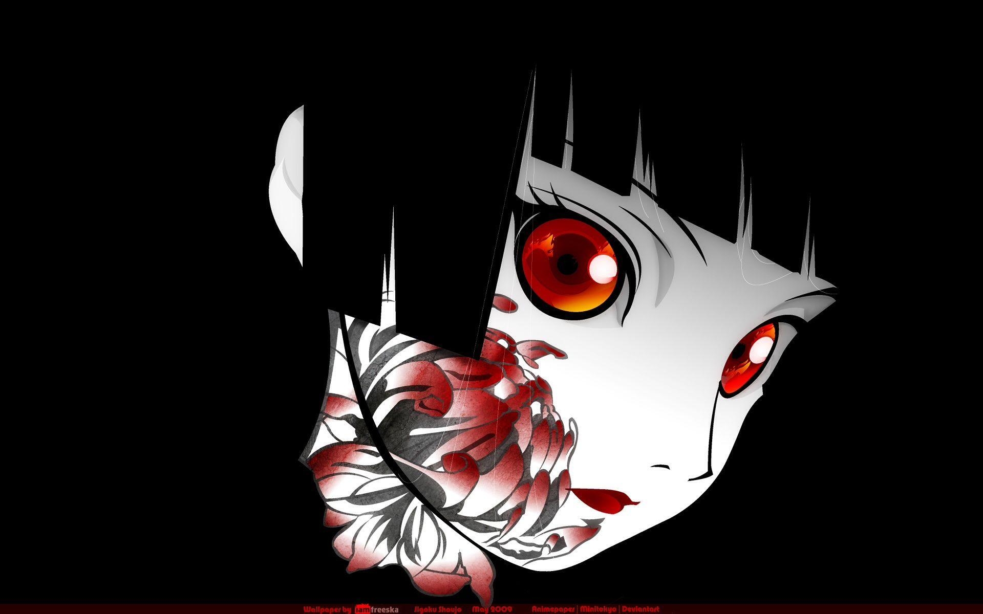 1920x1200 Wallpaper of Enma Ai. Jigoku Shoujo for fans of Horror Anime, Desktop