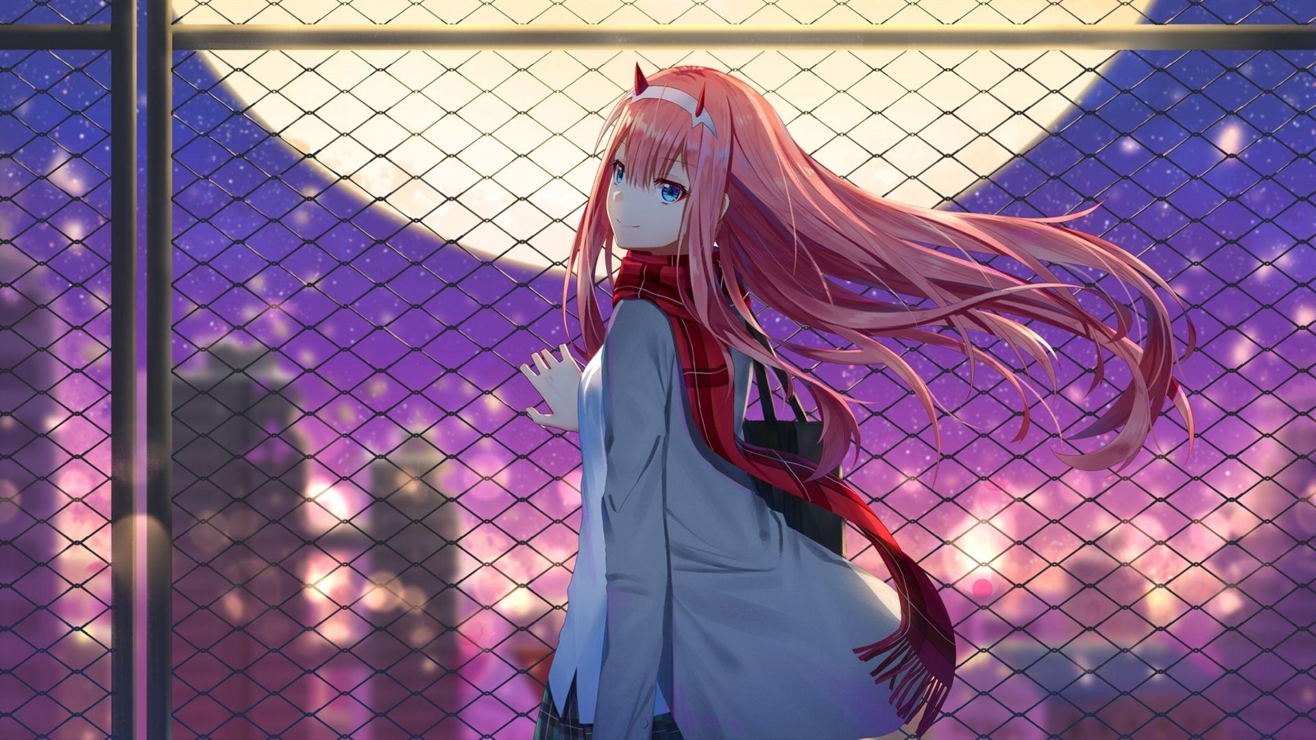 1920x1080 Zero Two Darling In The Franxx Laptop Full HD 1080P HD 4k, Desktop