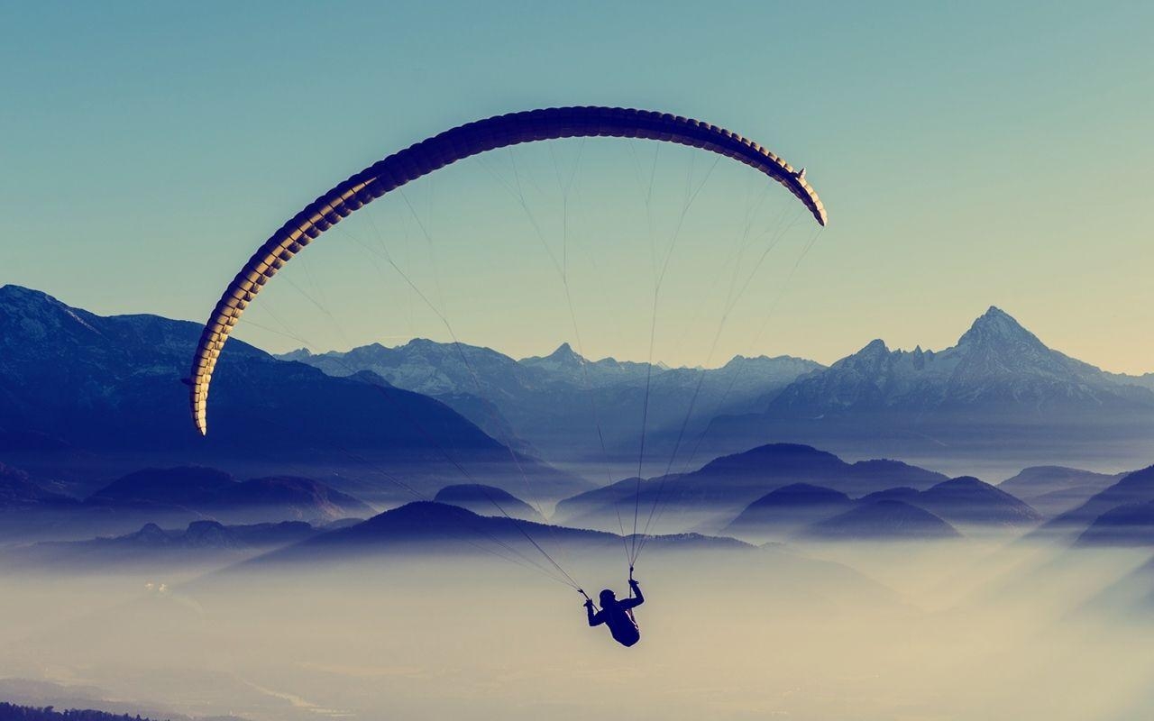 1280x800 Download Wallpaper  Paragliding, Sky, Flight  HD, Desktop