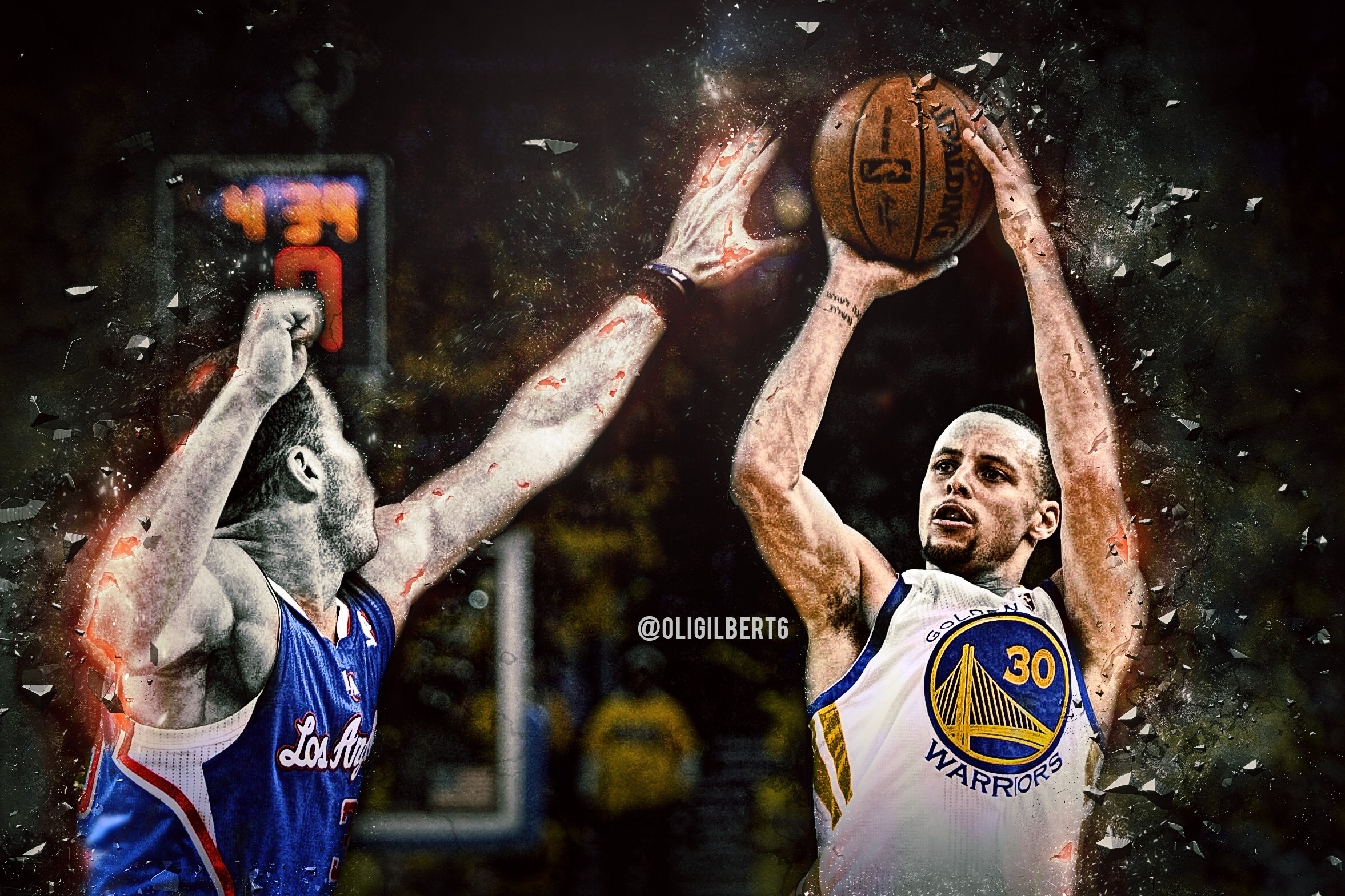 2360x1570 Stephen Curry Dunk Wallpaper, Desktop