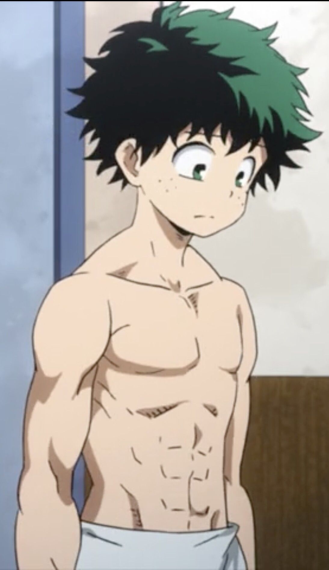 1100x1900 Izuku. Anime guys shirtless, Anime guy, Phone