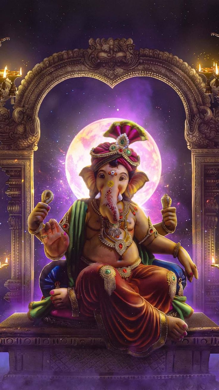 740x1310 Ganesha God IPhone Wallpaper HD, Phone