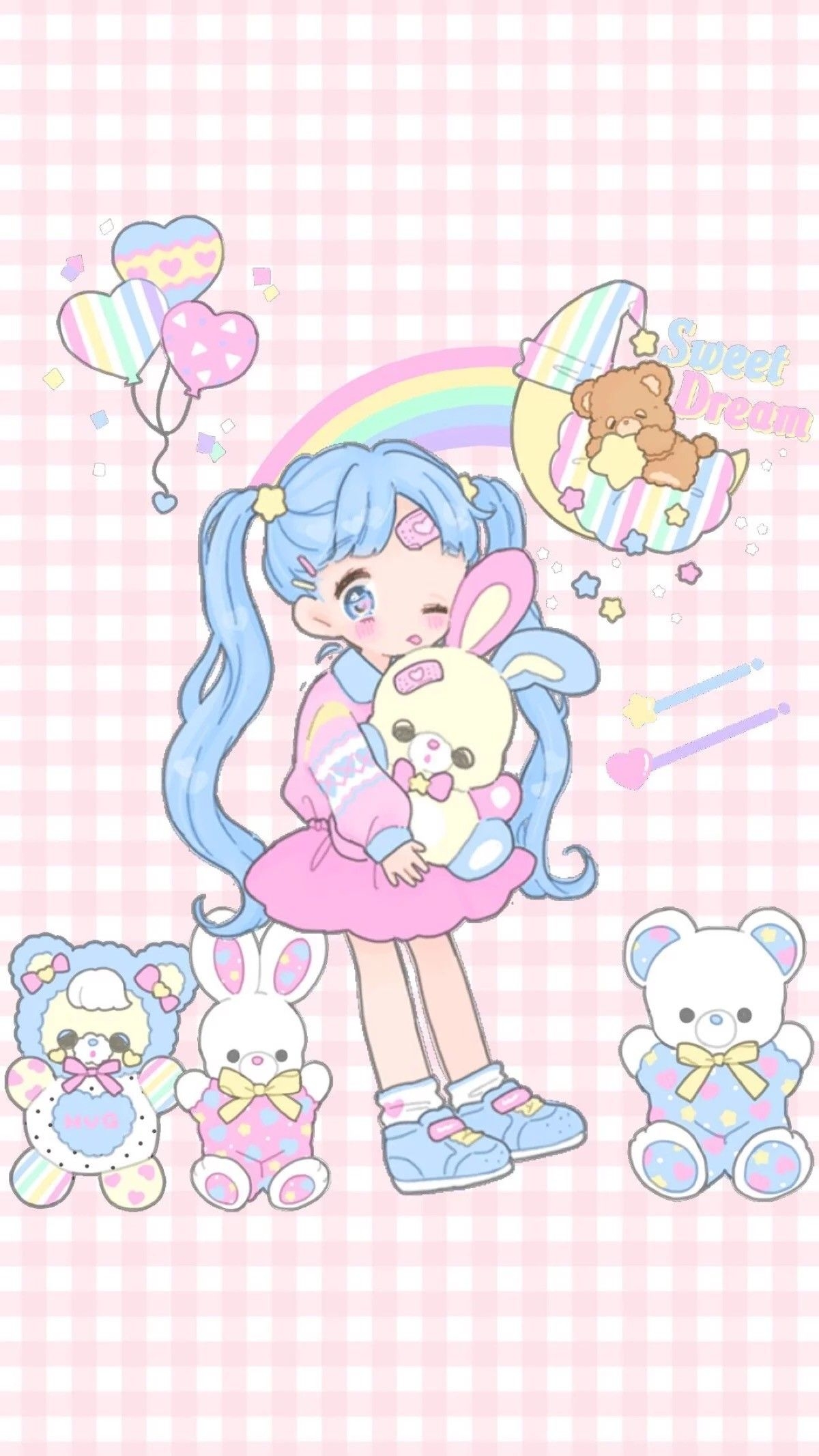 1200x2140 Kawaii Wallpaper iPhone, Phone