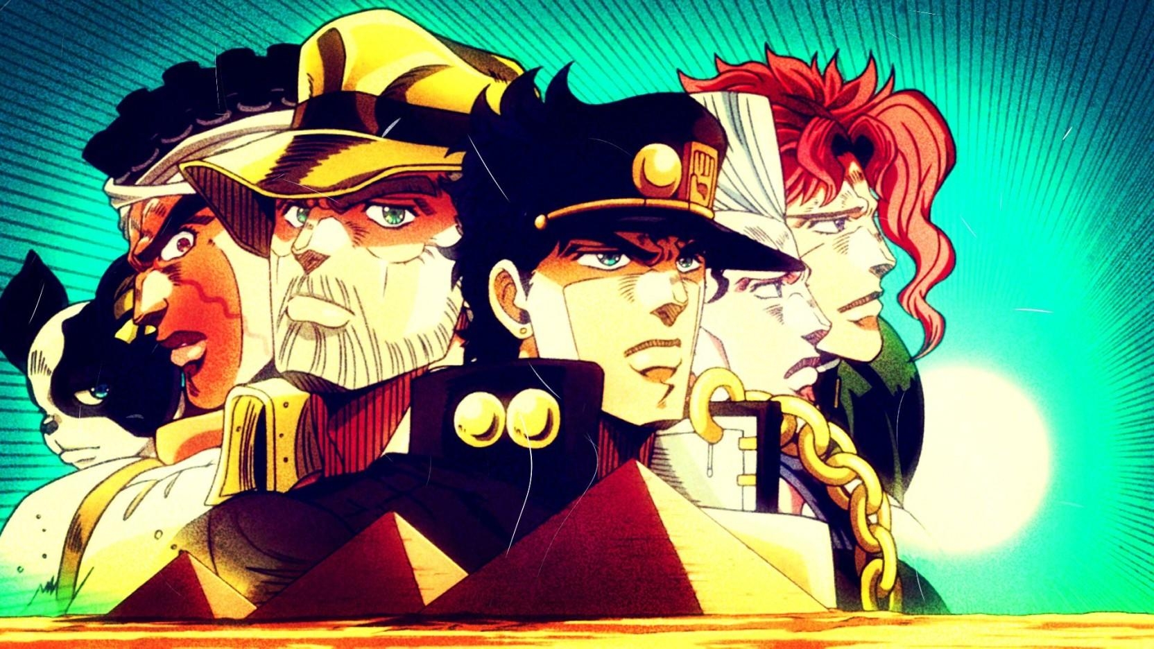 1670x940 Athah Anime Jojo's Bizarre Adventure Iggy Jotaro Kujo, Desktop