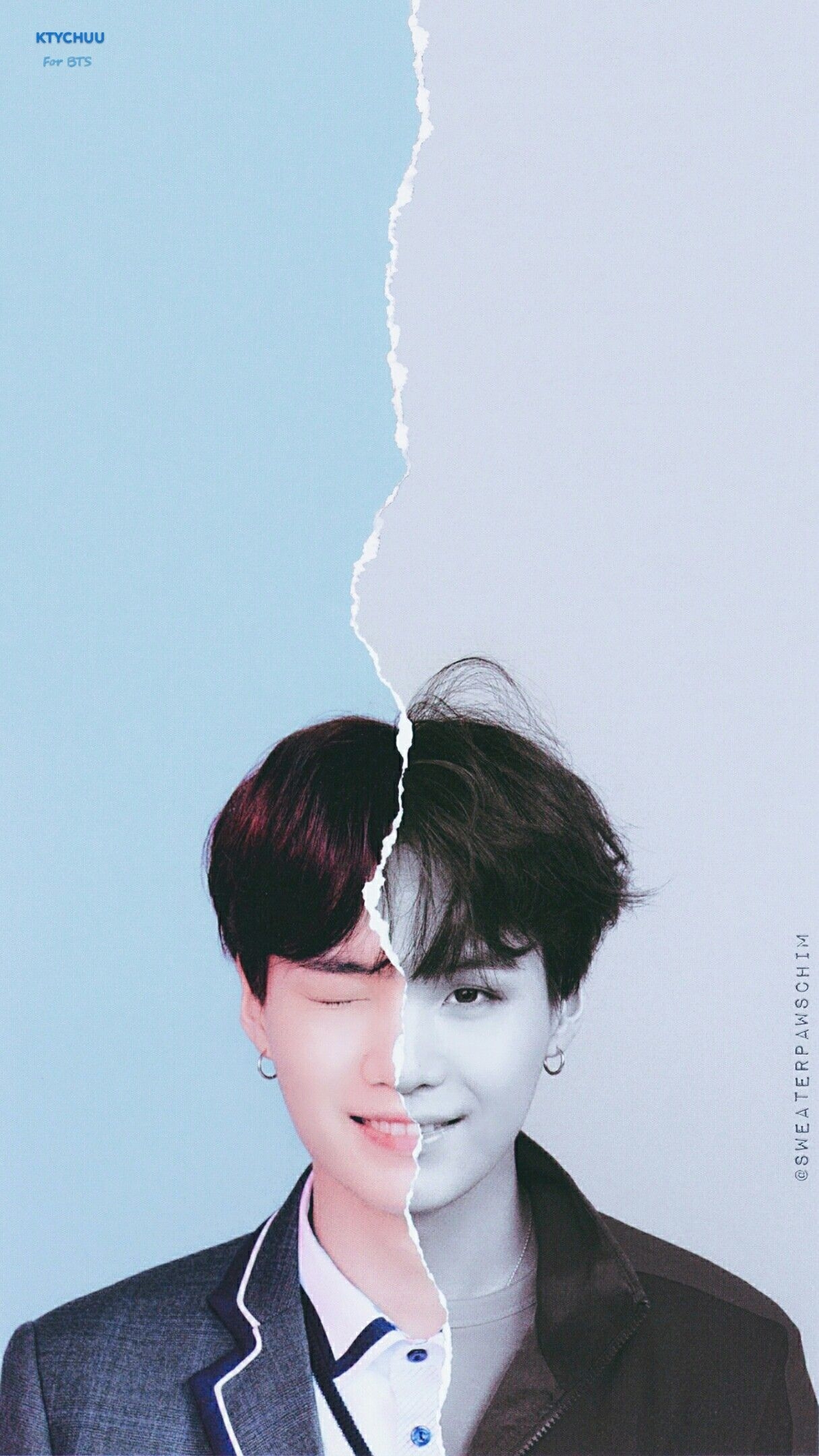 1220x2160 I Need U BTS Suga Wallpaper, Phone