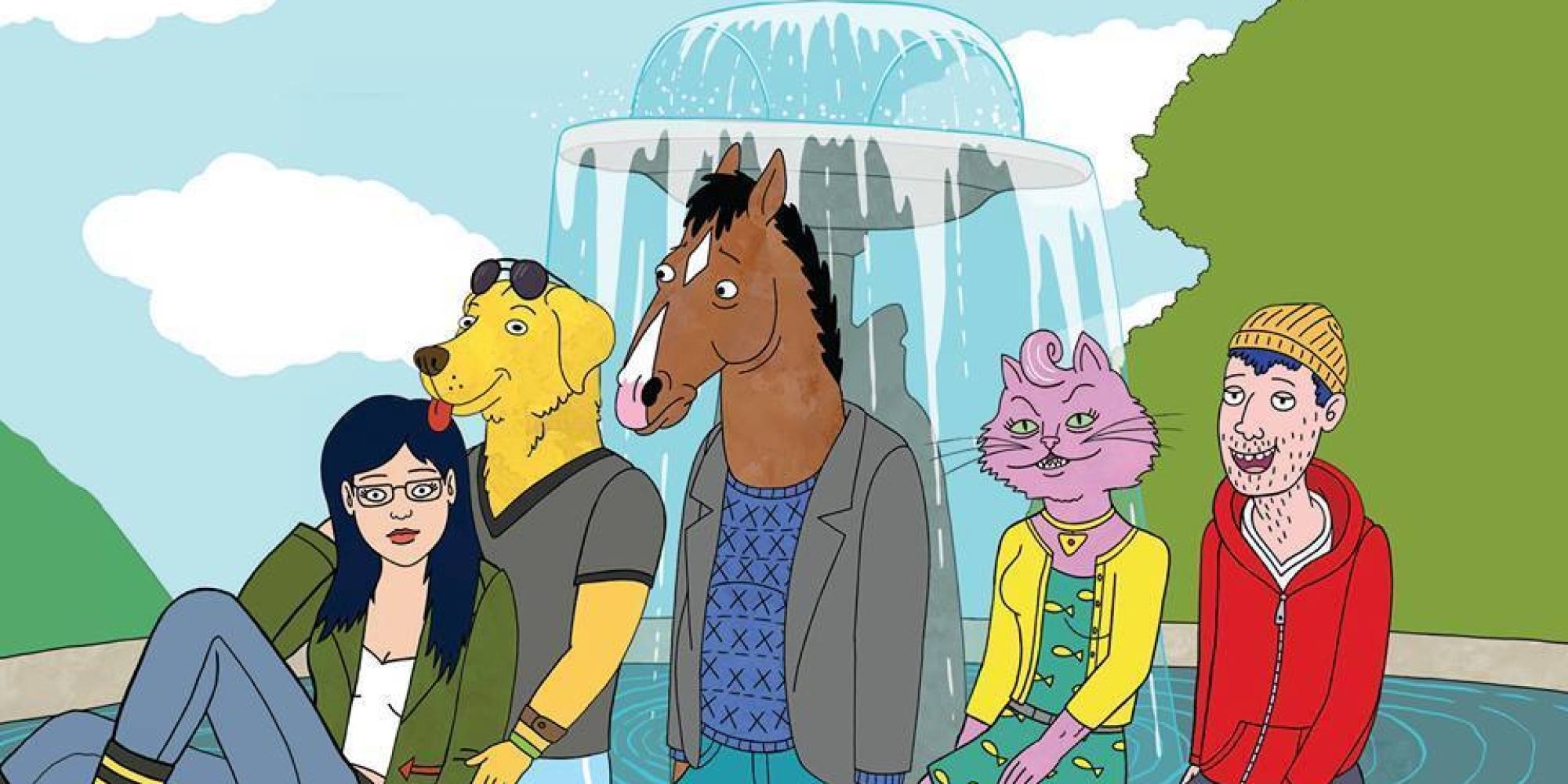 2000x1000 High Quality Bojack Horseman Wallpaper. Full HD Picture, Dual Screen