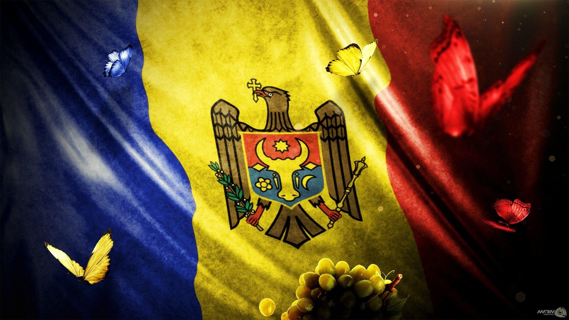 1920x1080 Flag of Moldova wallpaper, Desktop