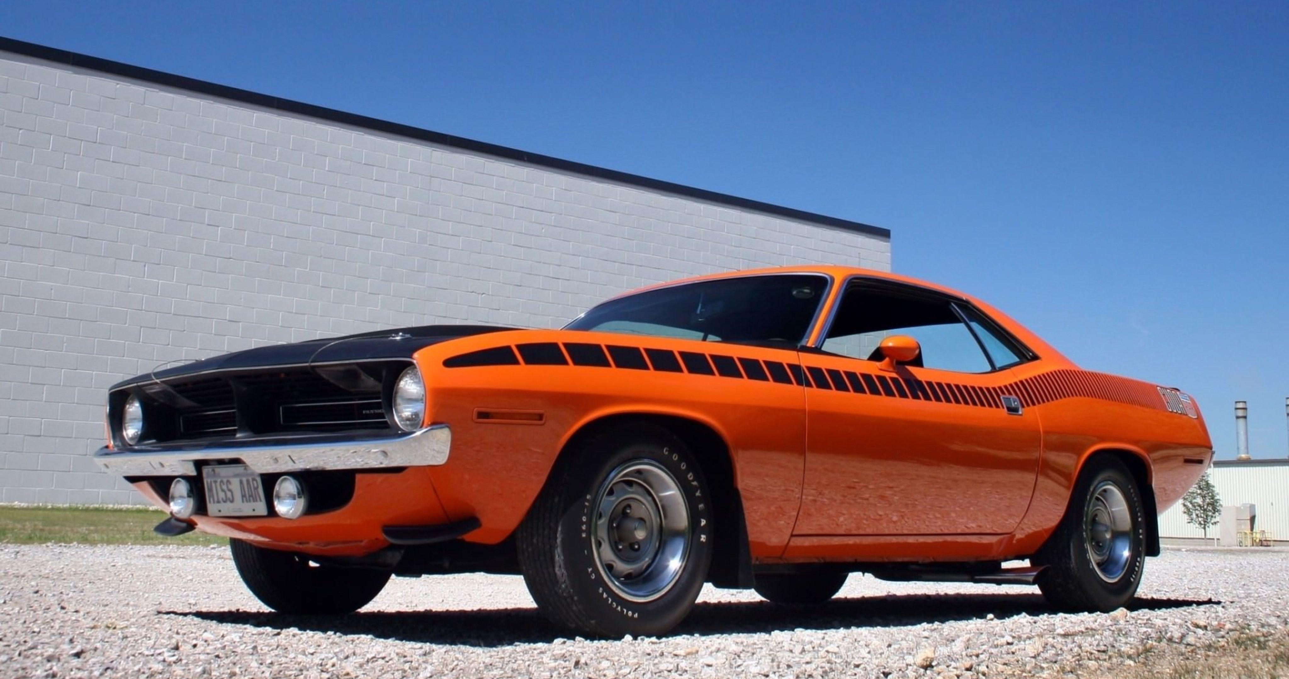 4100x2160 Muscle Car, Orange Wallpaper 4K () Resolution, Desktop