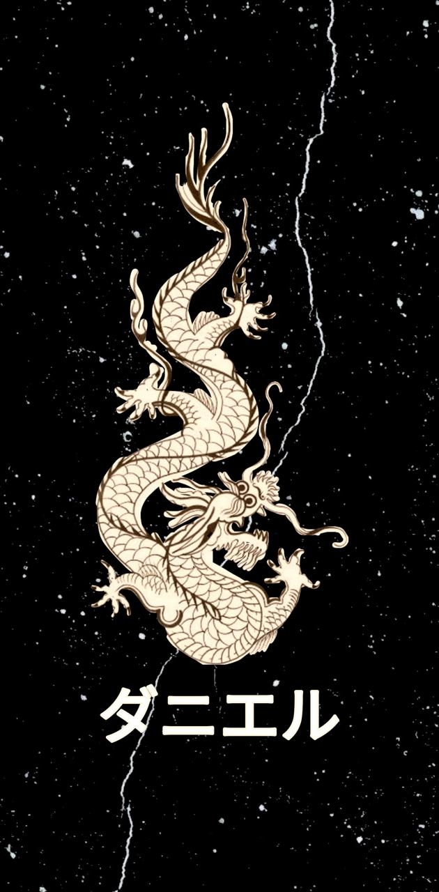 630x1280 Japanese dragon wallpaper, Phone