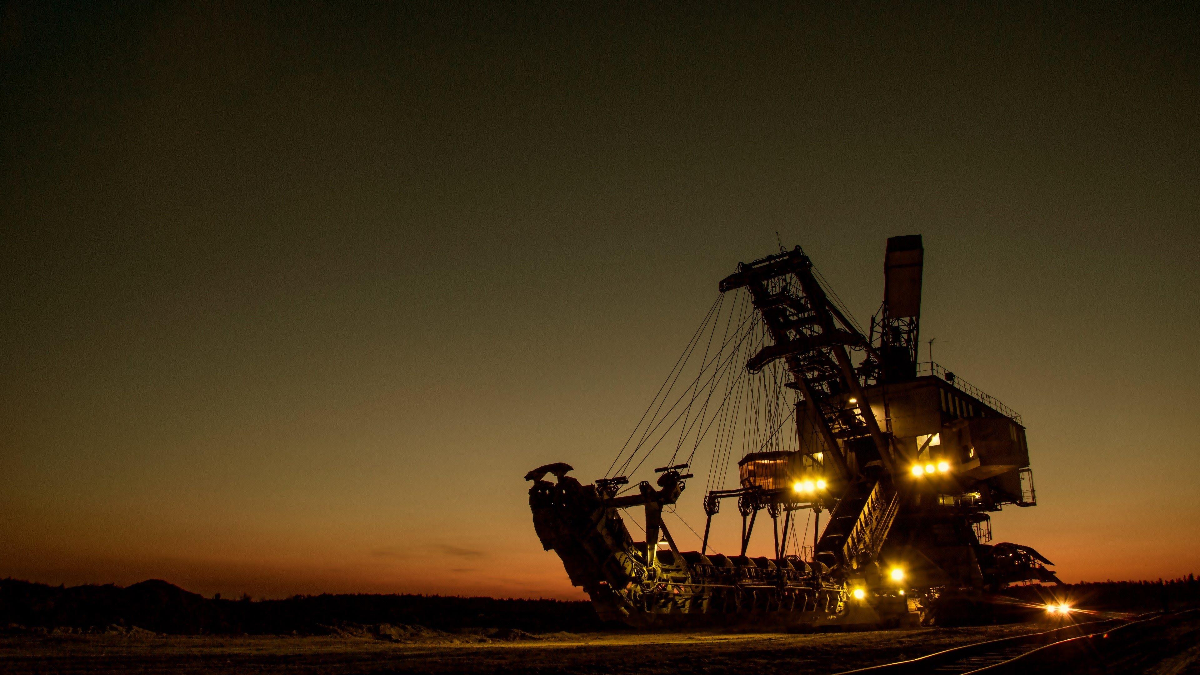 3840x2160 Mining Excavator Wallpaper · HD Wallpaper, Desktop