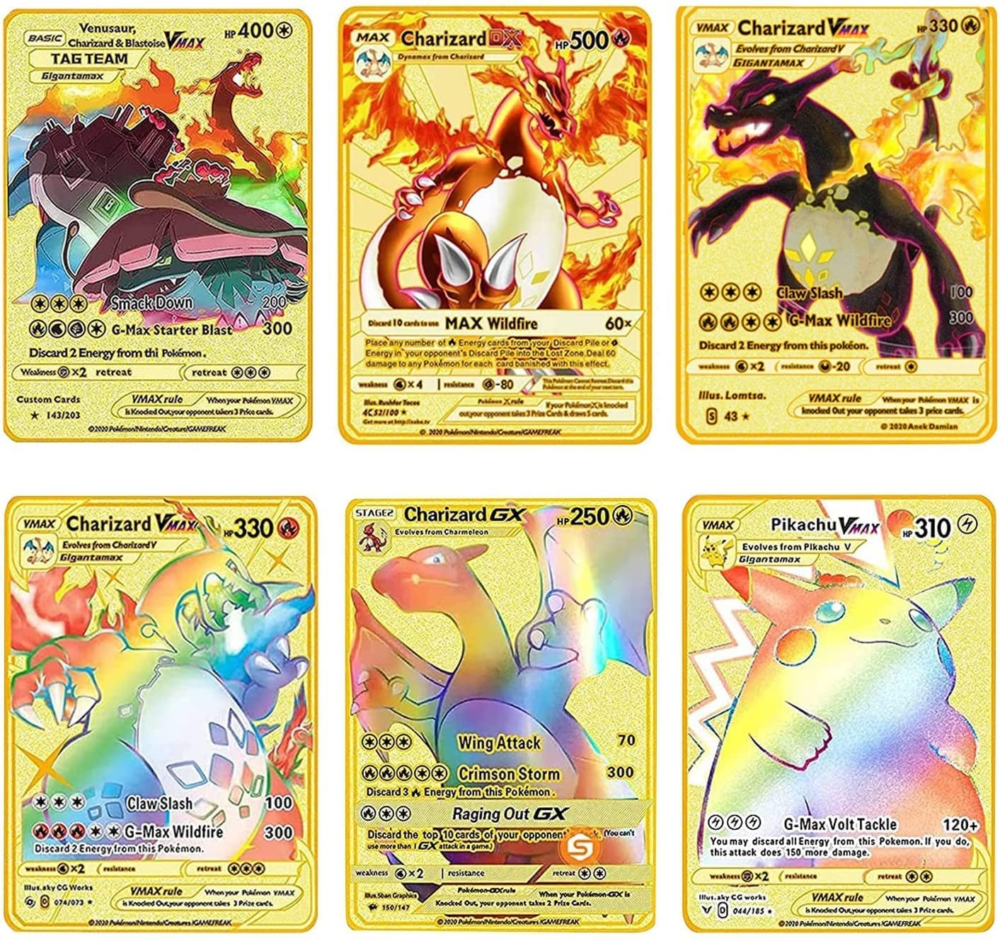 1420x1330 Buy 6Pcs Vmax Charizard Cards Vmax Deck Included Cards Rare Cards Cards Vmax Collection Duplicates Online in Indonesia. B09MSJHX9R, Desktop