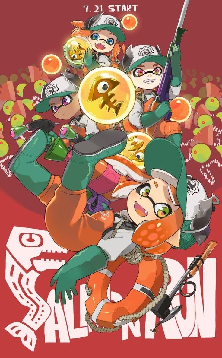 740x1190 Splatoon Wallpaper, Phone