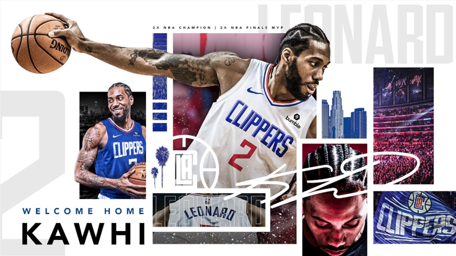 1920x1080 Report: Kawhi Leonard Signs Three Year Deal With Los Angeles Clippers With Opt Out Available In Summer Of 2021. NBA.com India. The Official Site Of, Desktop