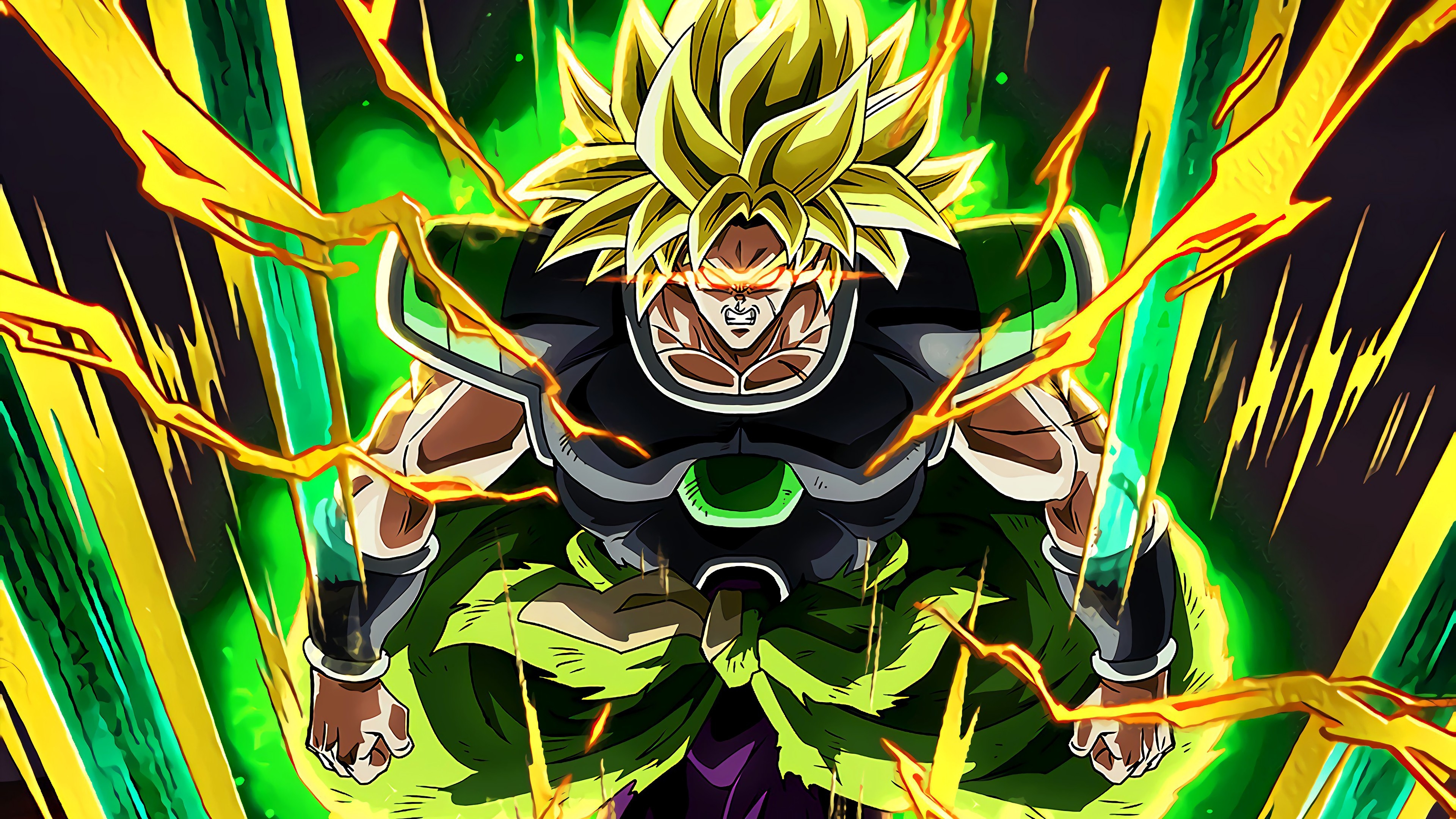 3840x2160 Broly Super Saiyan Dragon Ball Super: Broly 4K Wallpaper, Desktop