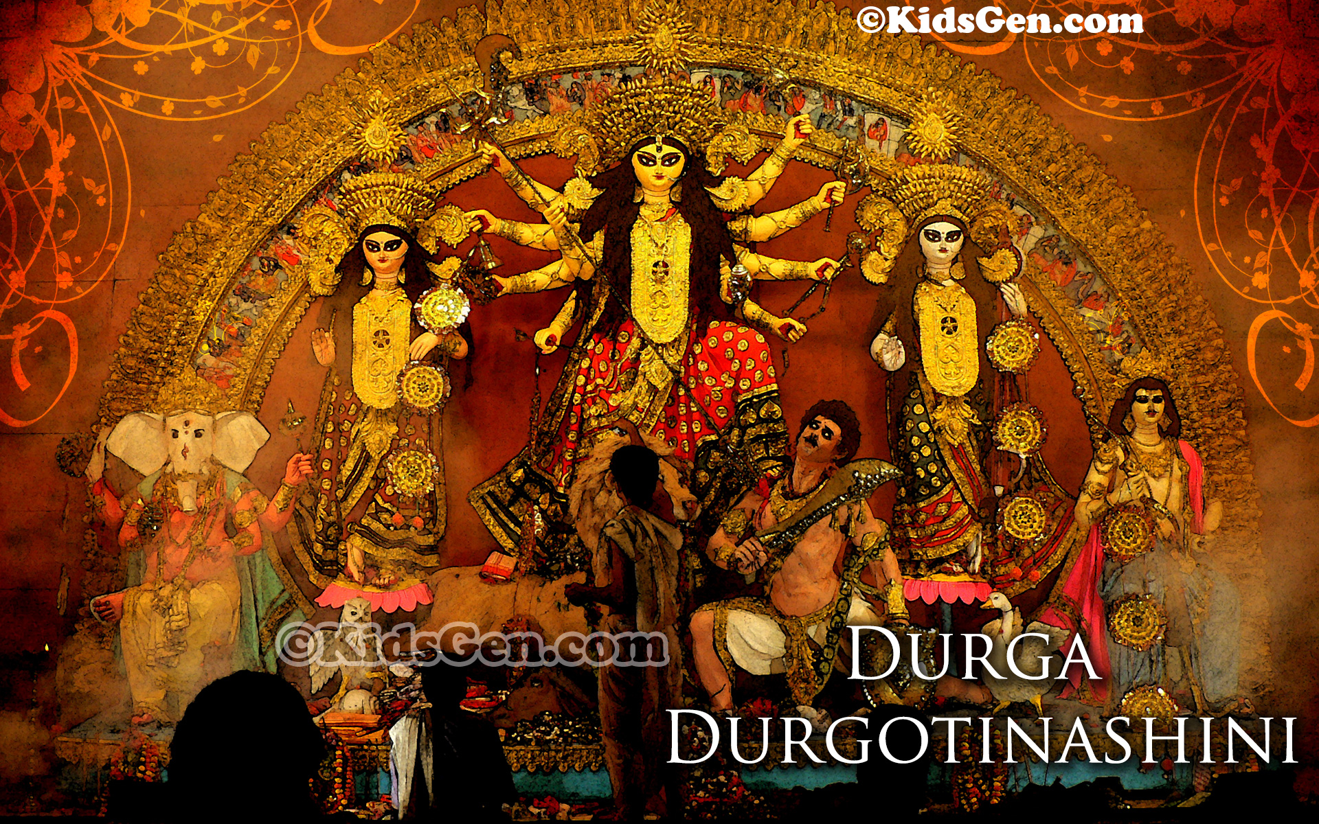 1920x1200 Durga Puja Wallpaper, Desktop