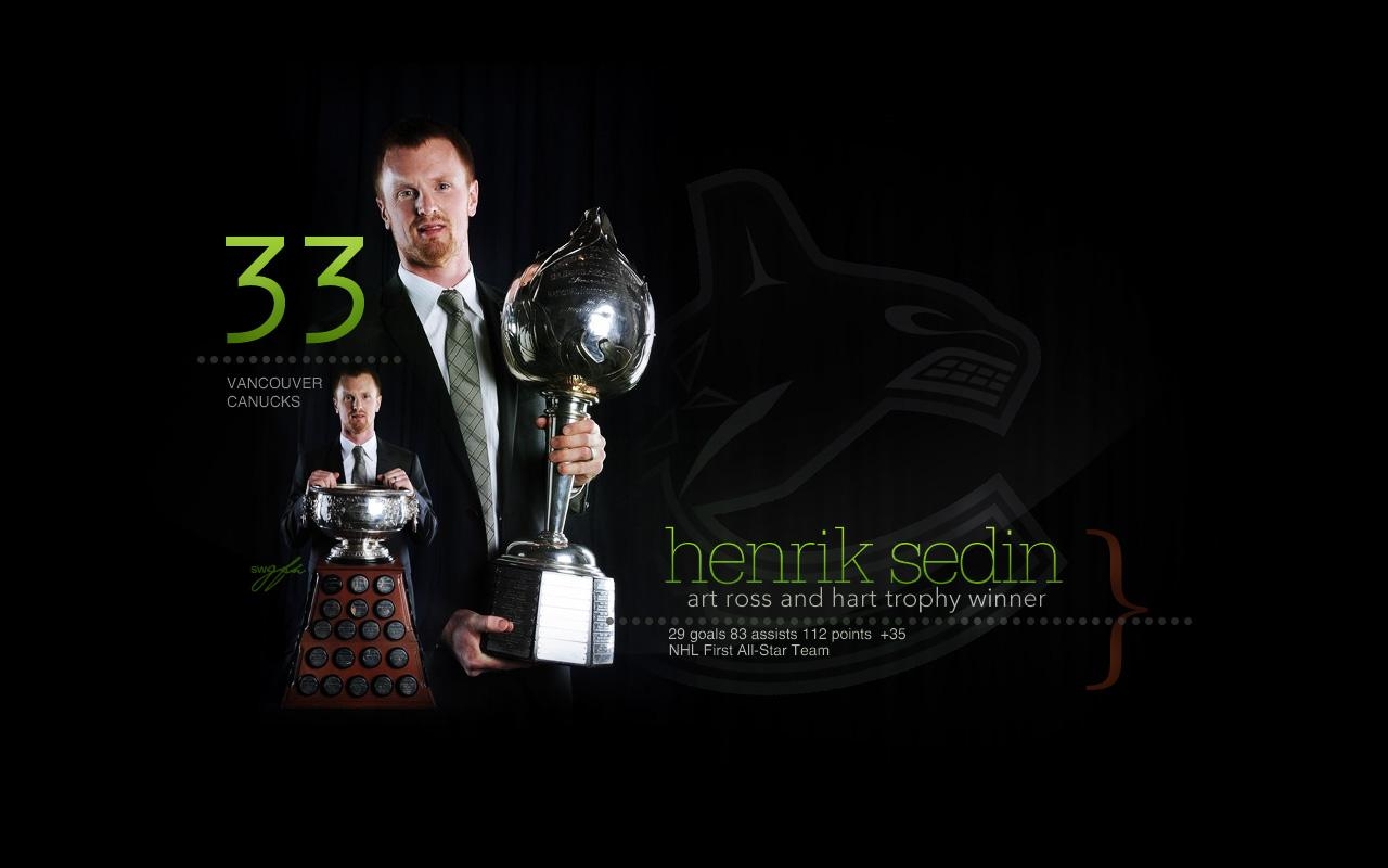 1280x800 Henrik Sedin Art Ross and Hart Wallpaper Artwork, Desktop