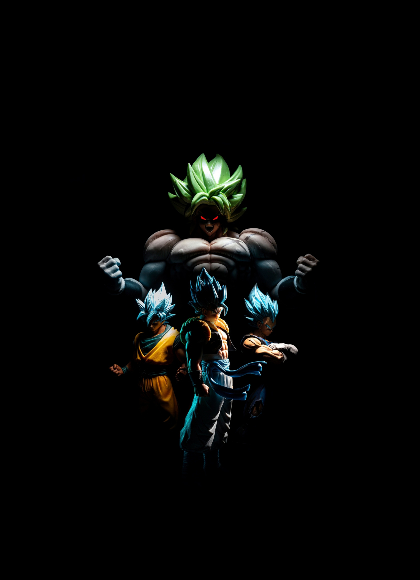 840x1160 Download  wallpaper goku and broly, vegeta, gogeta, dark, iphone iphone 4s, ipod touch,  HD image, background, 24844, Phone