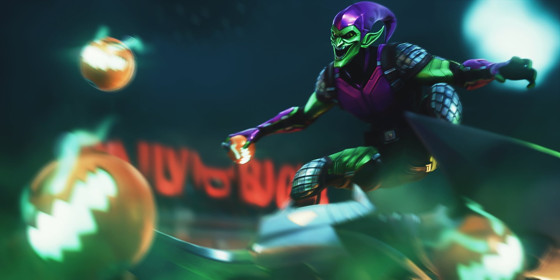 1920x960 Green Goblin Fortnite wallpaper, Dual Screen