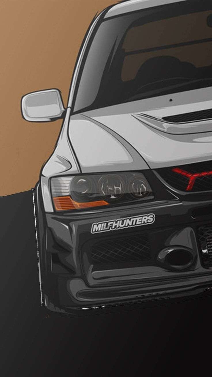 740x1310 Jdm Car Art Wallpaper, Phone